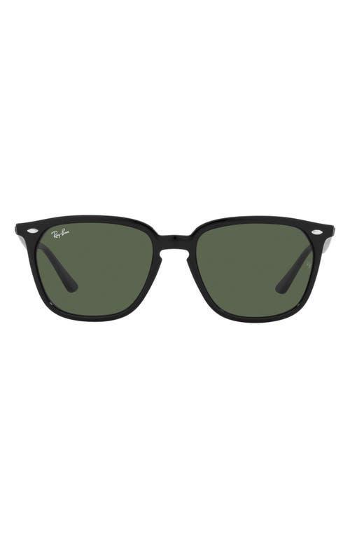 Mens Slim Acetate Rectangle Sunglasses Product Image