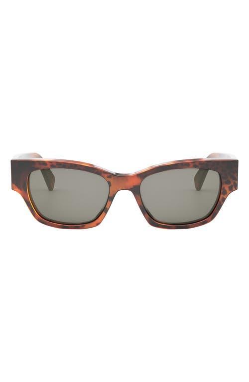 Womens 54MM Rectangular Sunglasses Product Image