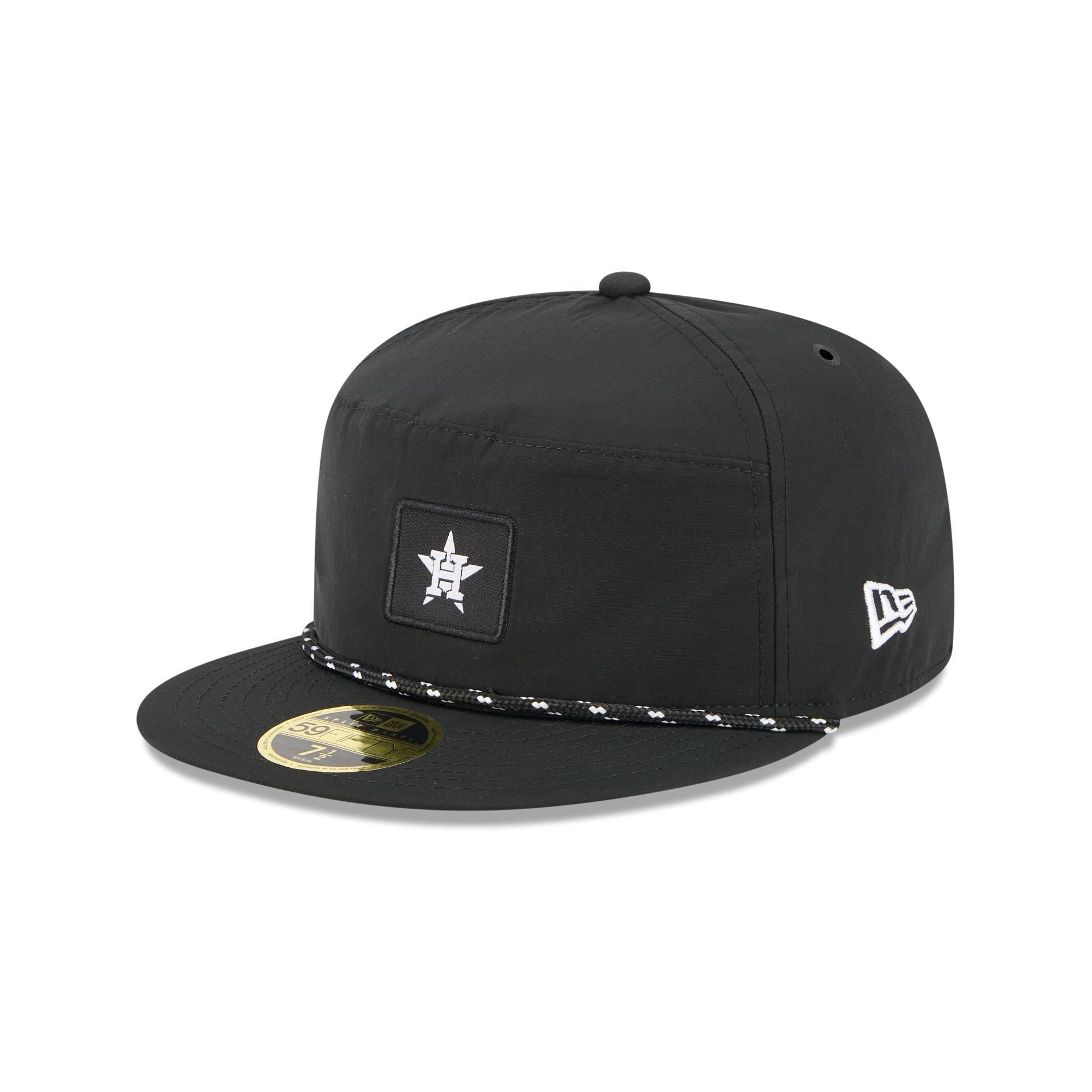 New York Yankees Black and White Basic 59FIFTY Fitted Hat Male Product Image