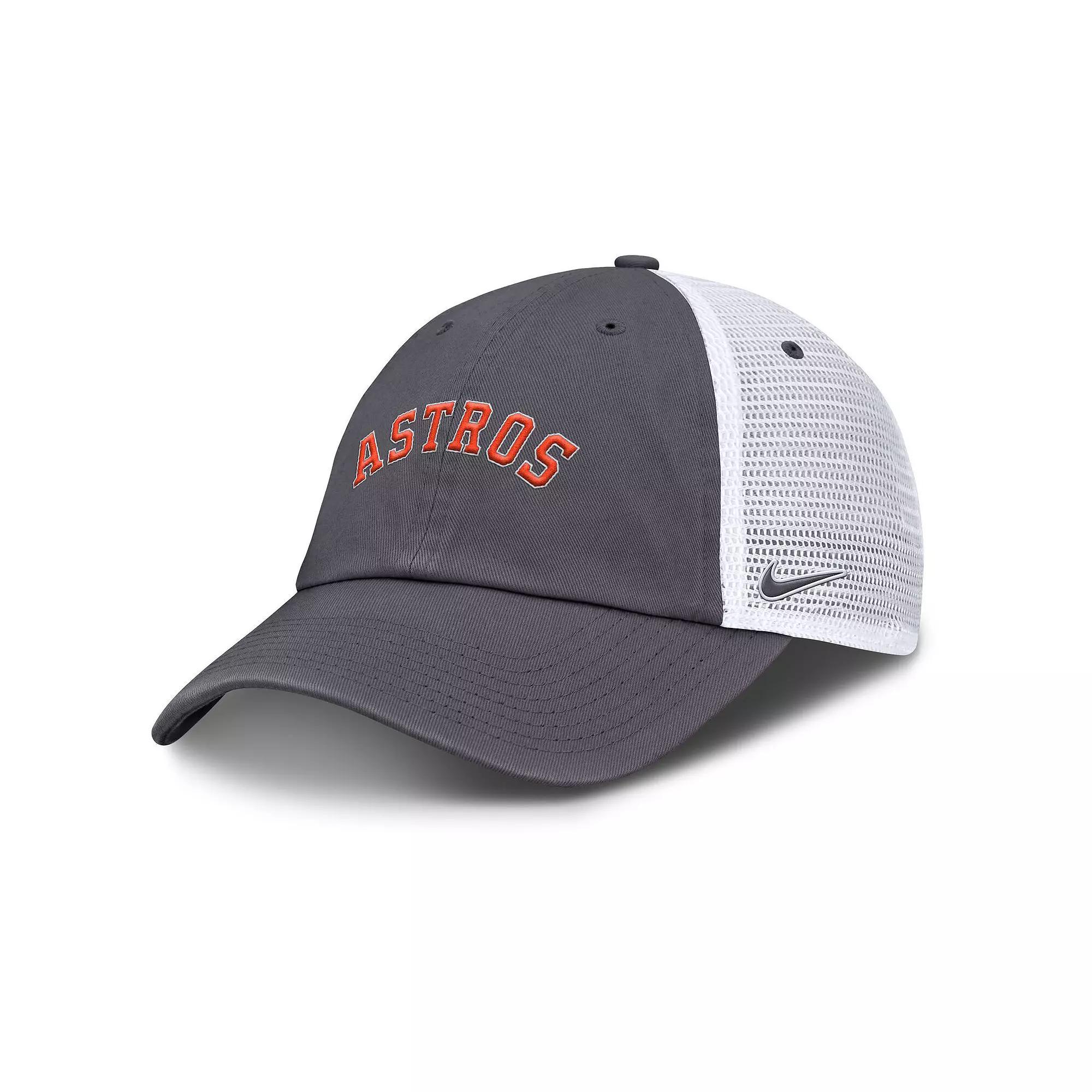 Men's Nike Gray San Diego Padres Adjustable Trucker Hat, Size: Medium/Large, Grey Product Image