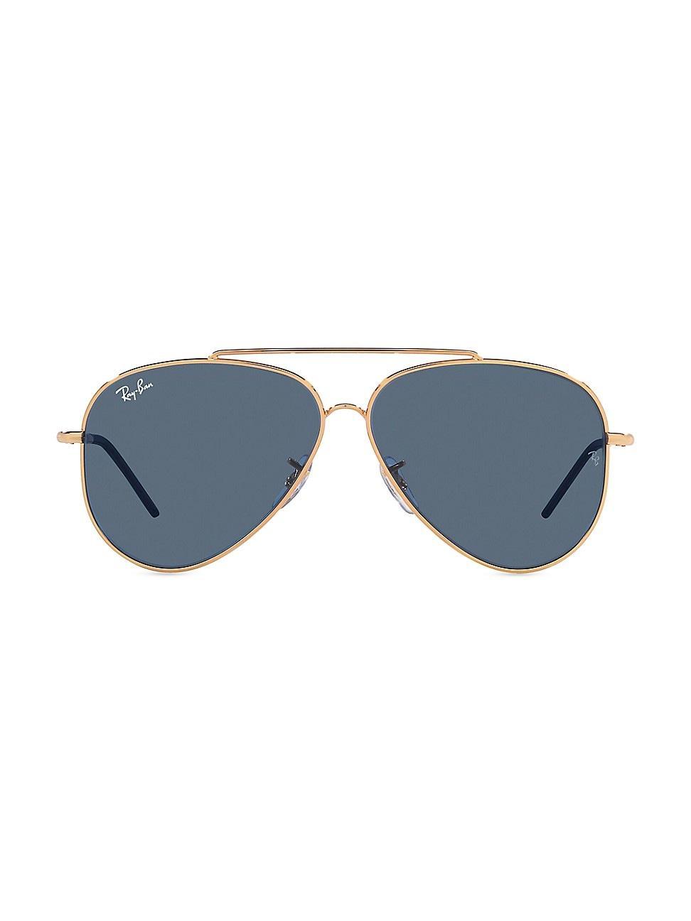 Mens RBR0101S 59MM Reverse Aviator Sunglasses Product Image
