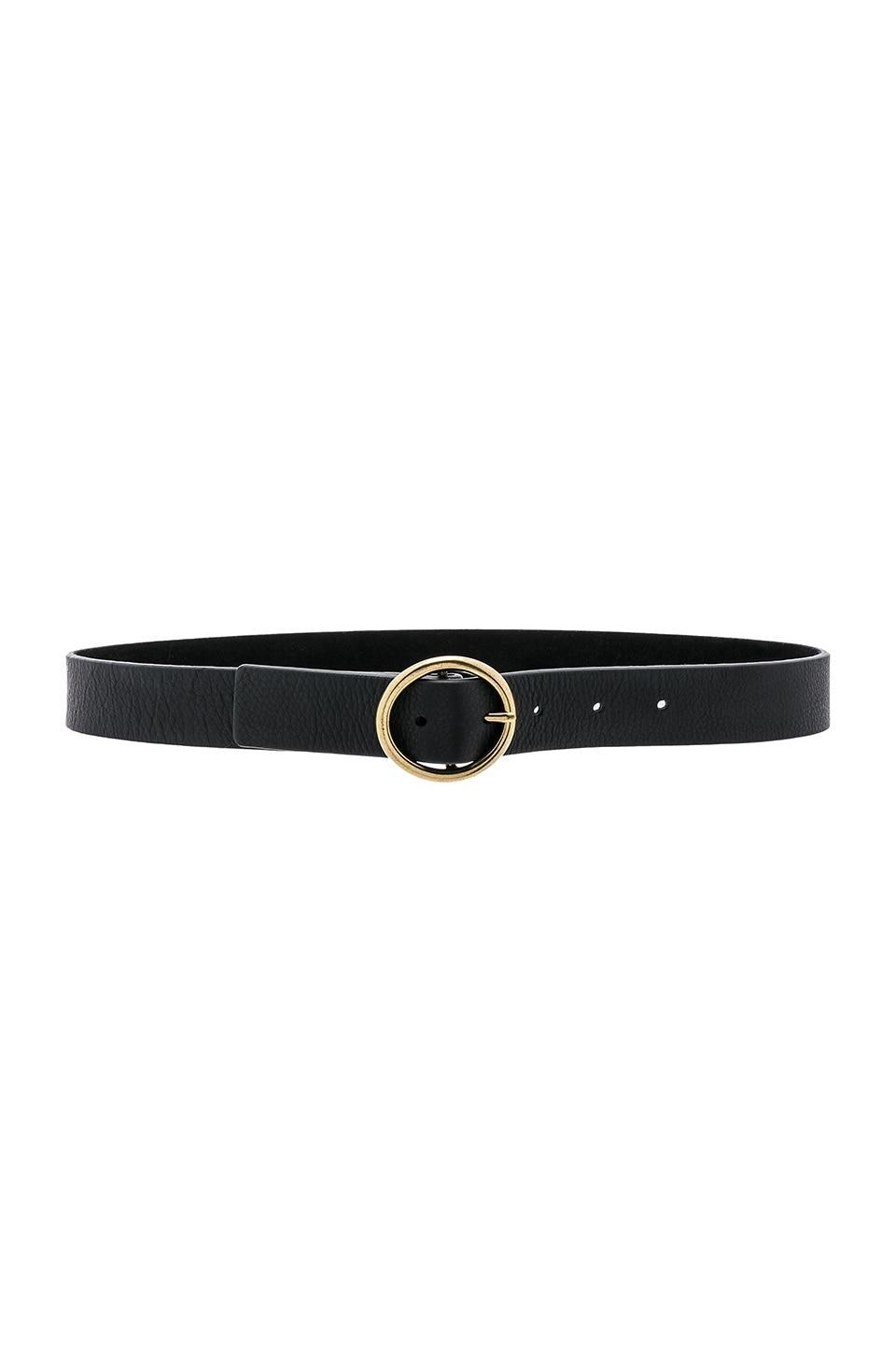 Womens LA 66 Buckle Thin Belt in Grained Lambskin Product Image