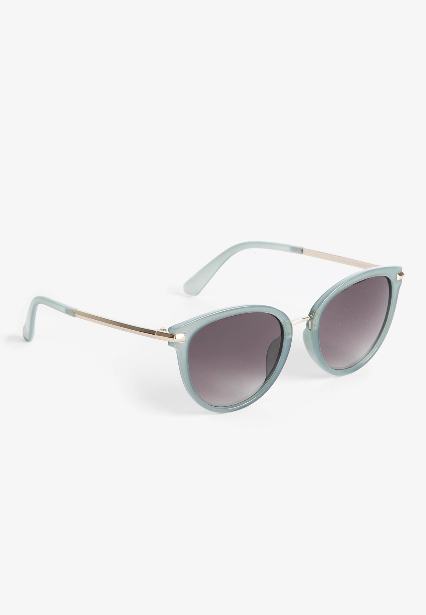 Walker Metal Oval Sunglasses Mens at Urban Outfitters Product Image
