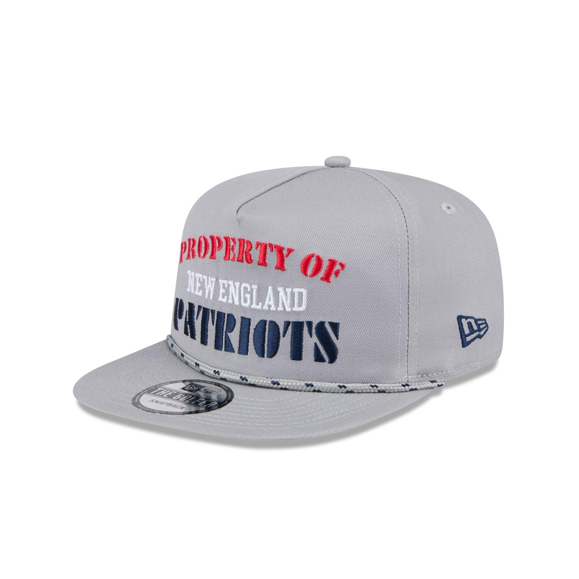 New England Patriots Vintage Gray Rope Golfer Hat Male Product Image