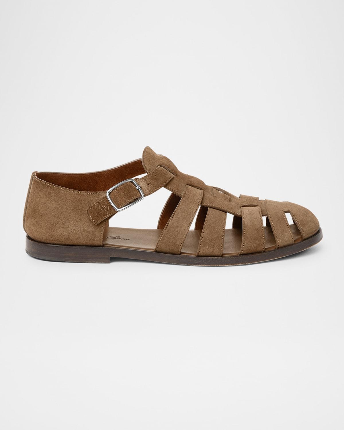 Mens Maxime Walk Suede Fisherman Sandals Product Image