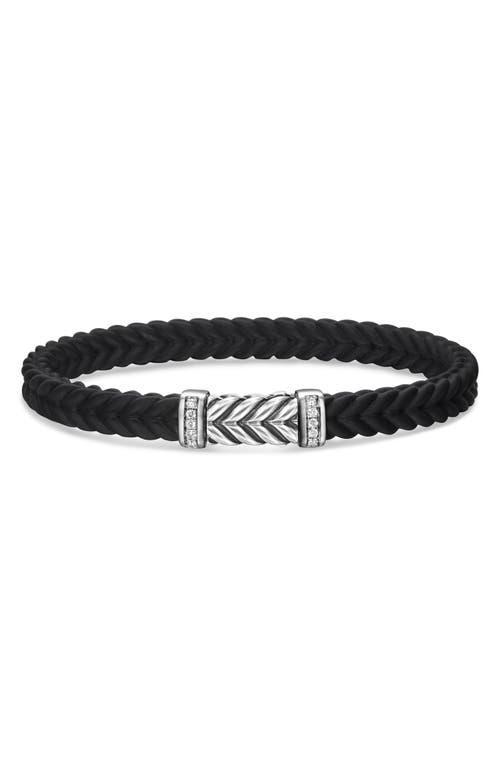 Mens Chevron Bracelet in Rubber Product Image