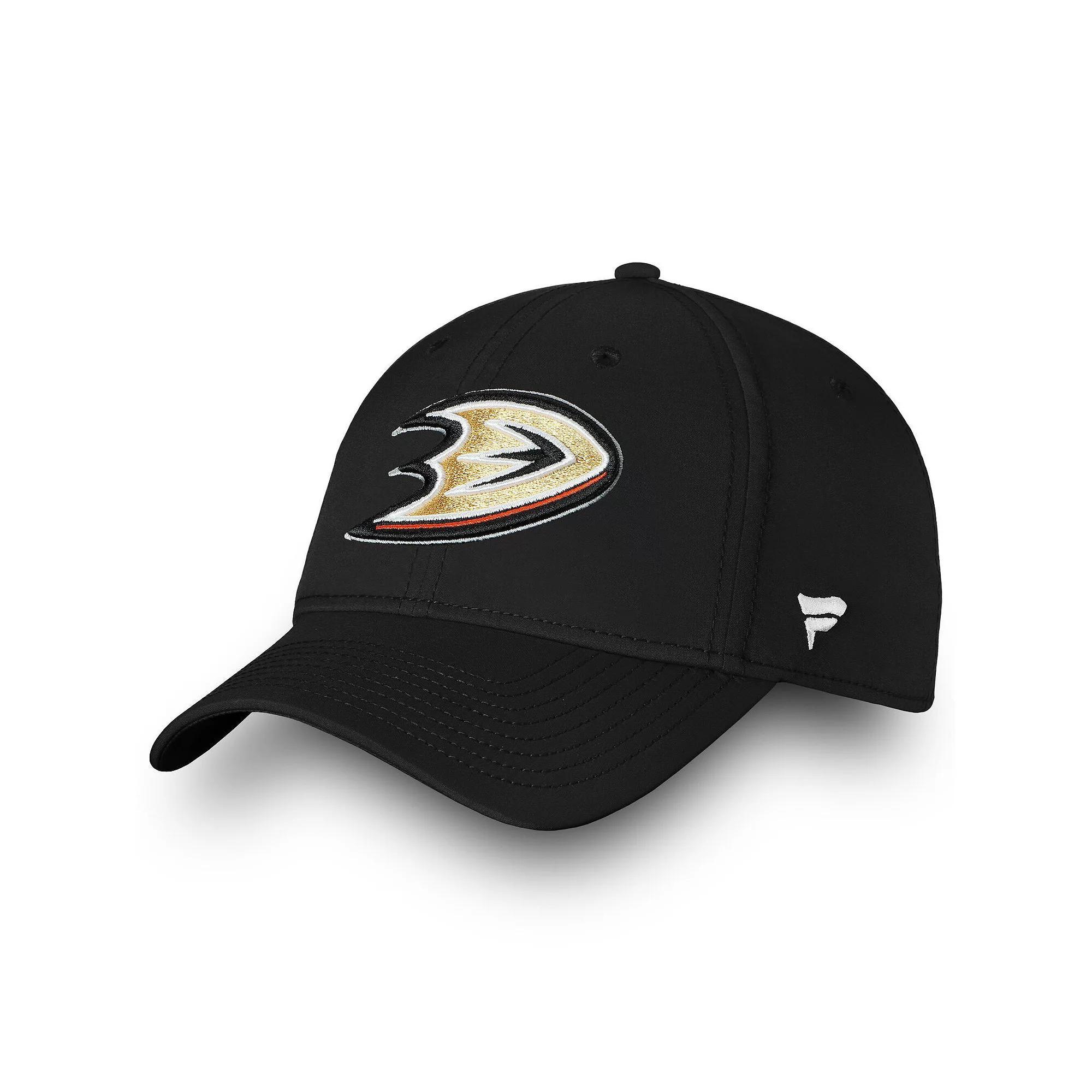 Men's Fanatics Black Anaheim Ducks Core Elevated Speed Flex Hat, Size: Medium/Large, Dks Black Product Image