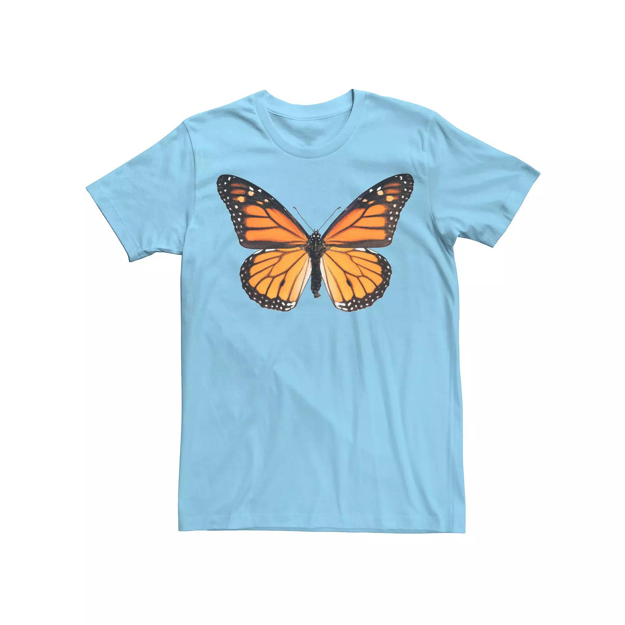 Men's Monarch Photorealistic Tee, Size: Small, Light Blue Product Image