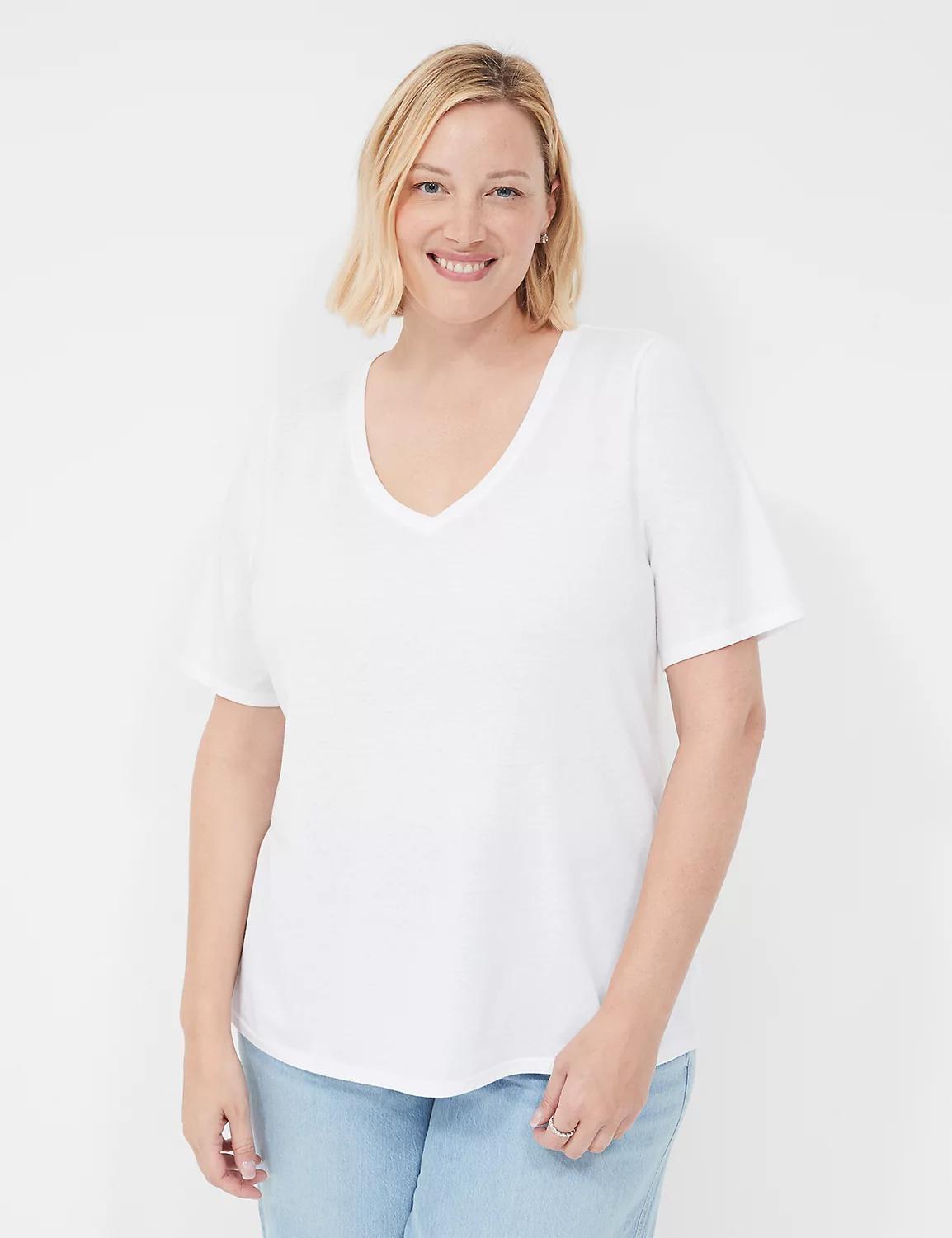 Perfect Sleeve V-Neck Tee Product Image