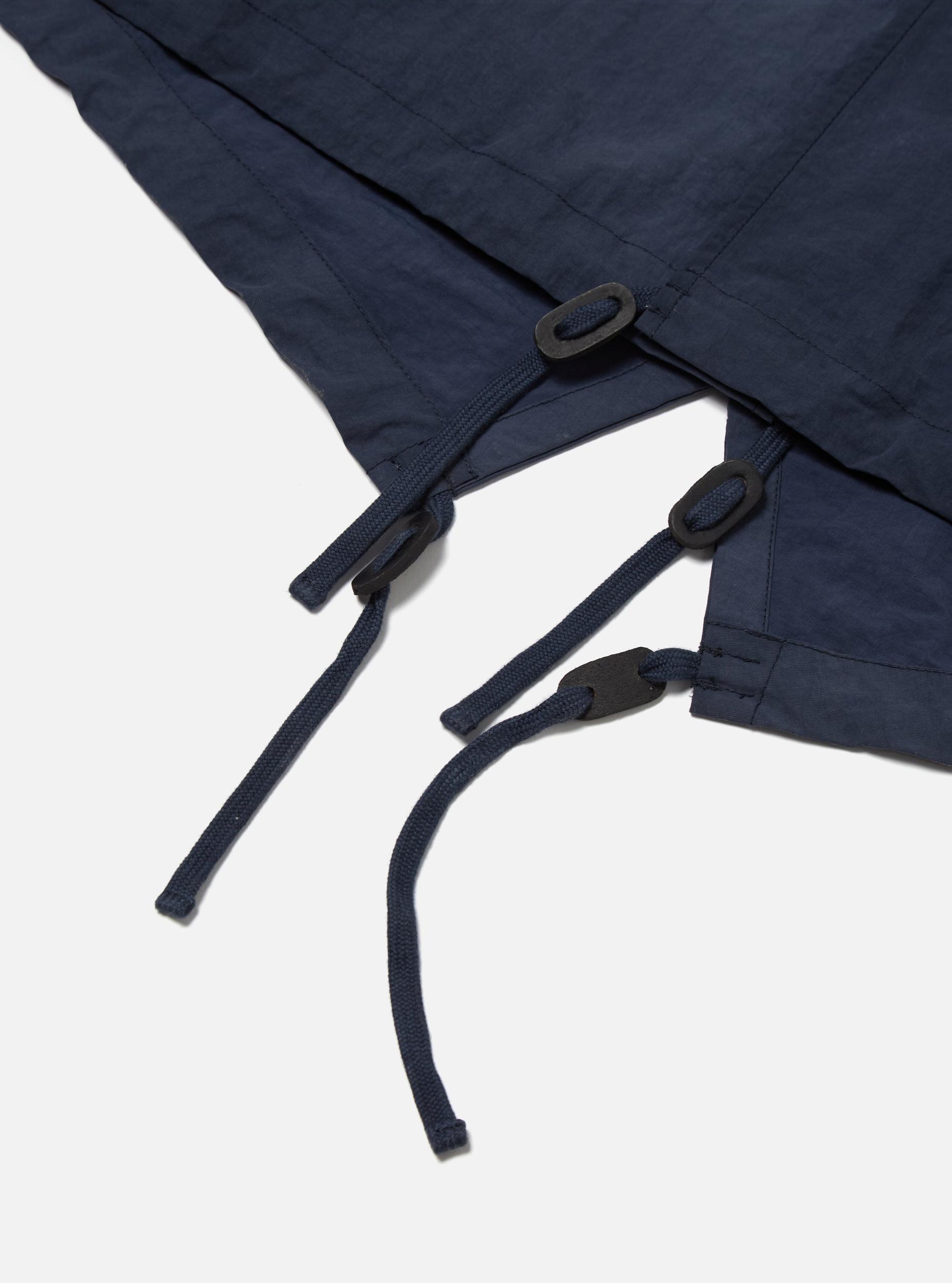 Universal Works Beach Parka in Navy Recycled Splash Nylon Product Image