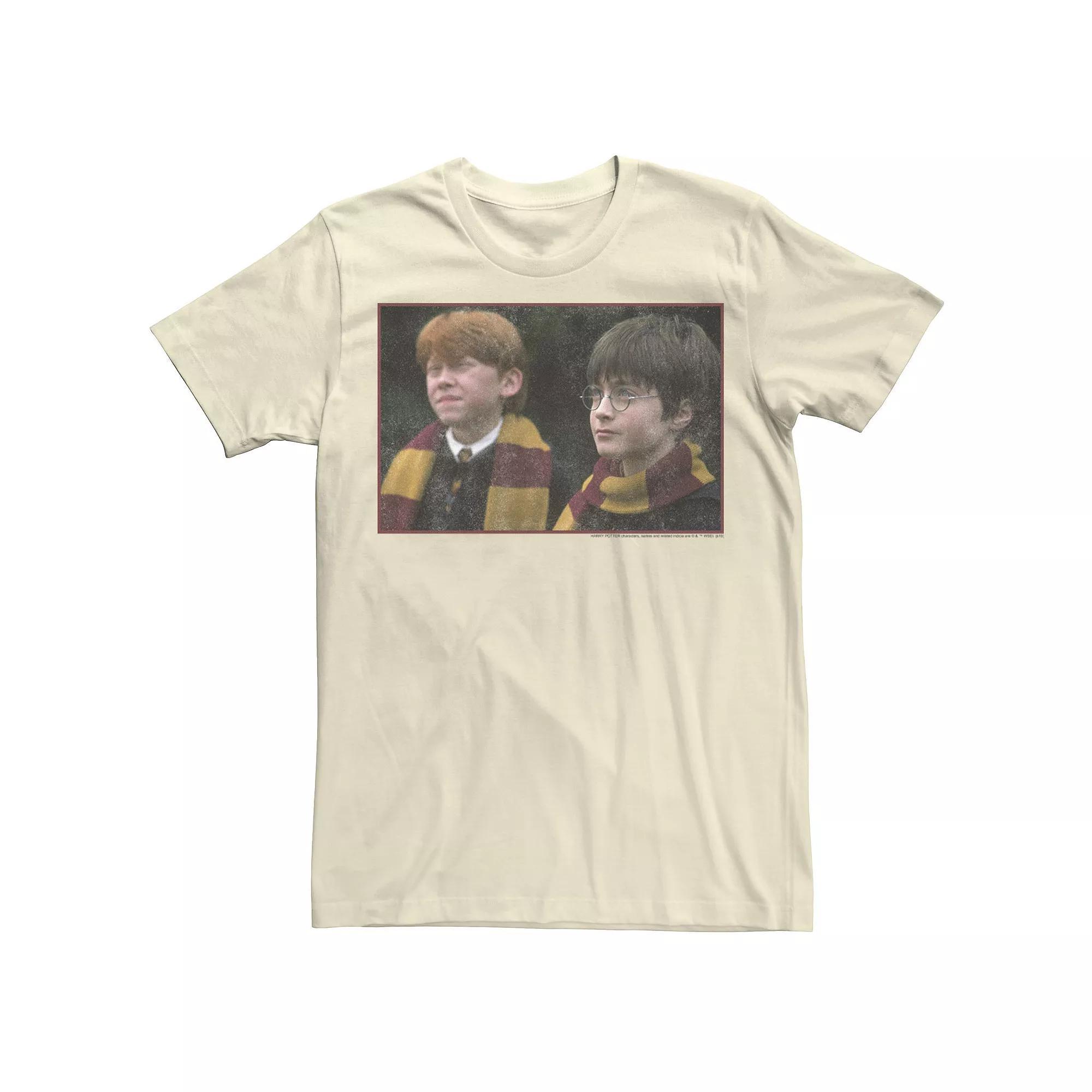 Men's Harry Potter & Ron Weasley Poster Tee, Size: Medium, Natural Product Image