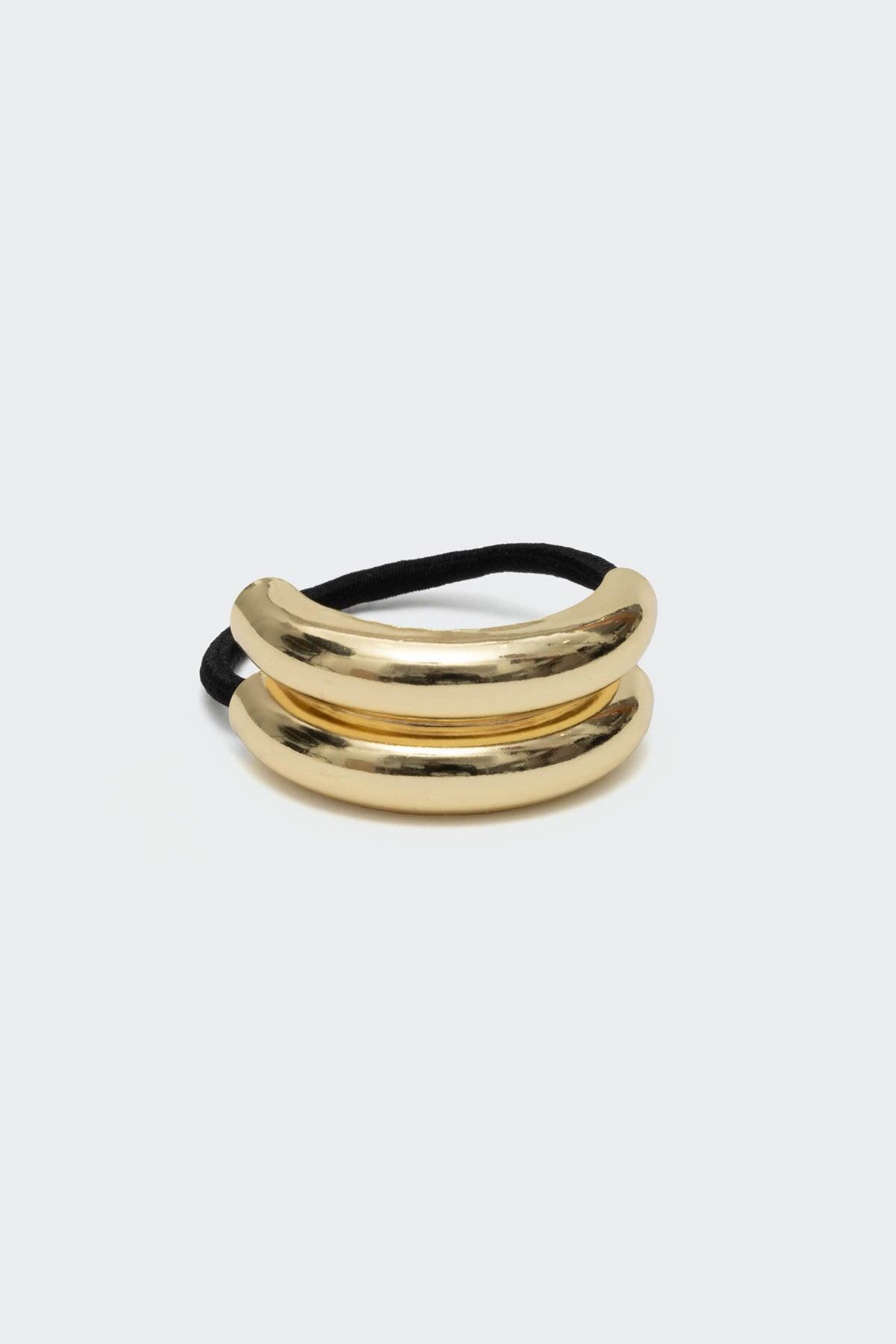 Gold Cuff Hair Tie Product Image
