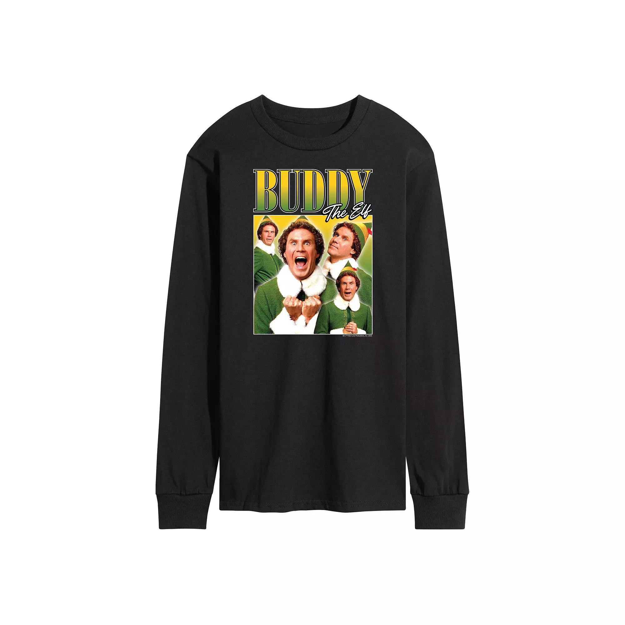 Disneys Minnie Mouse Mens Flag Heart Long Sleeve Product Image
