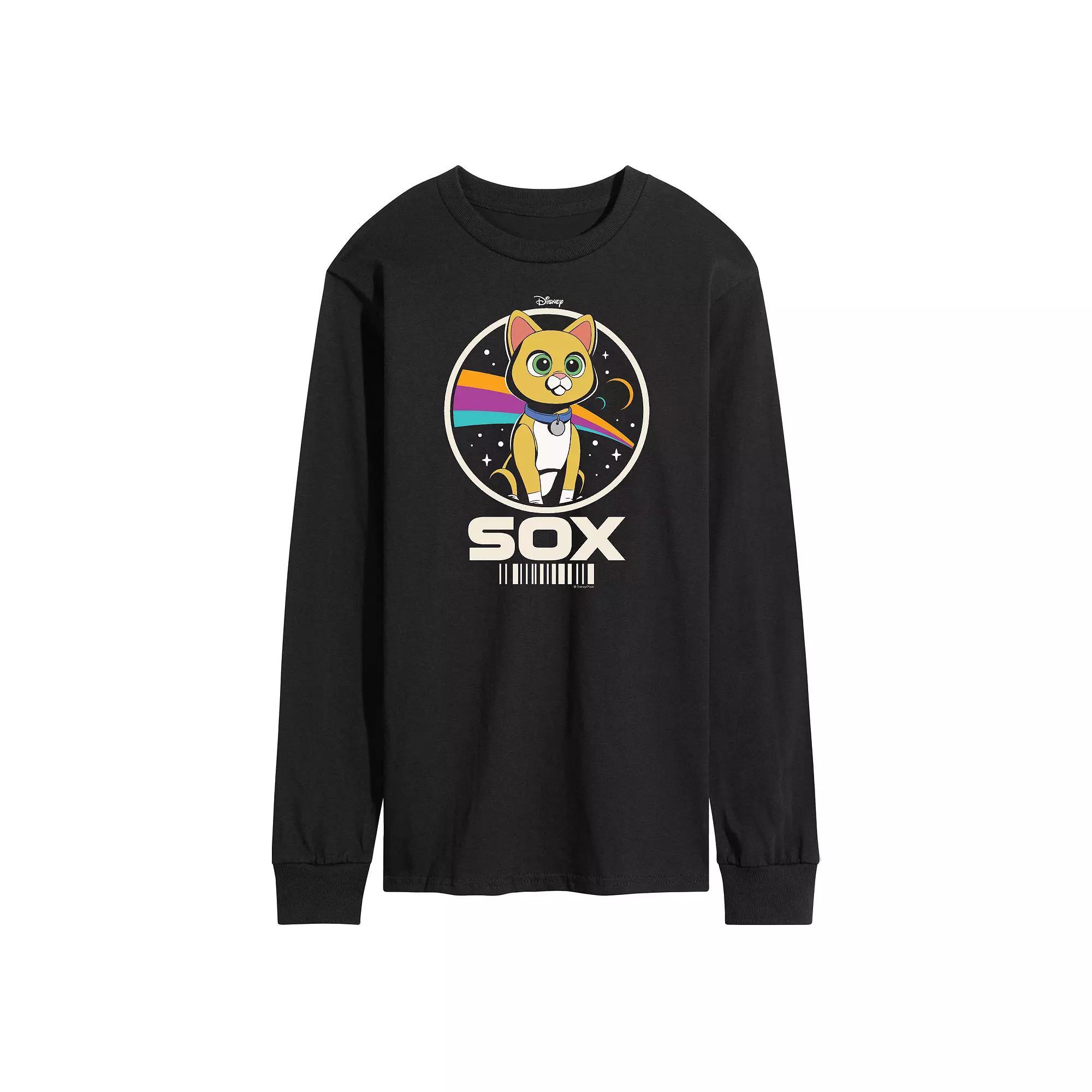 Disney / Pixars Lightyear Sox Mens Long Sleeve Graphic Tee Blue Product Image