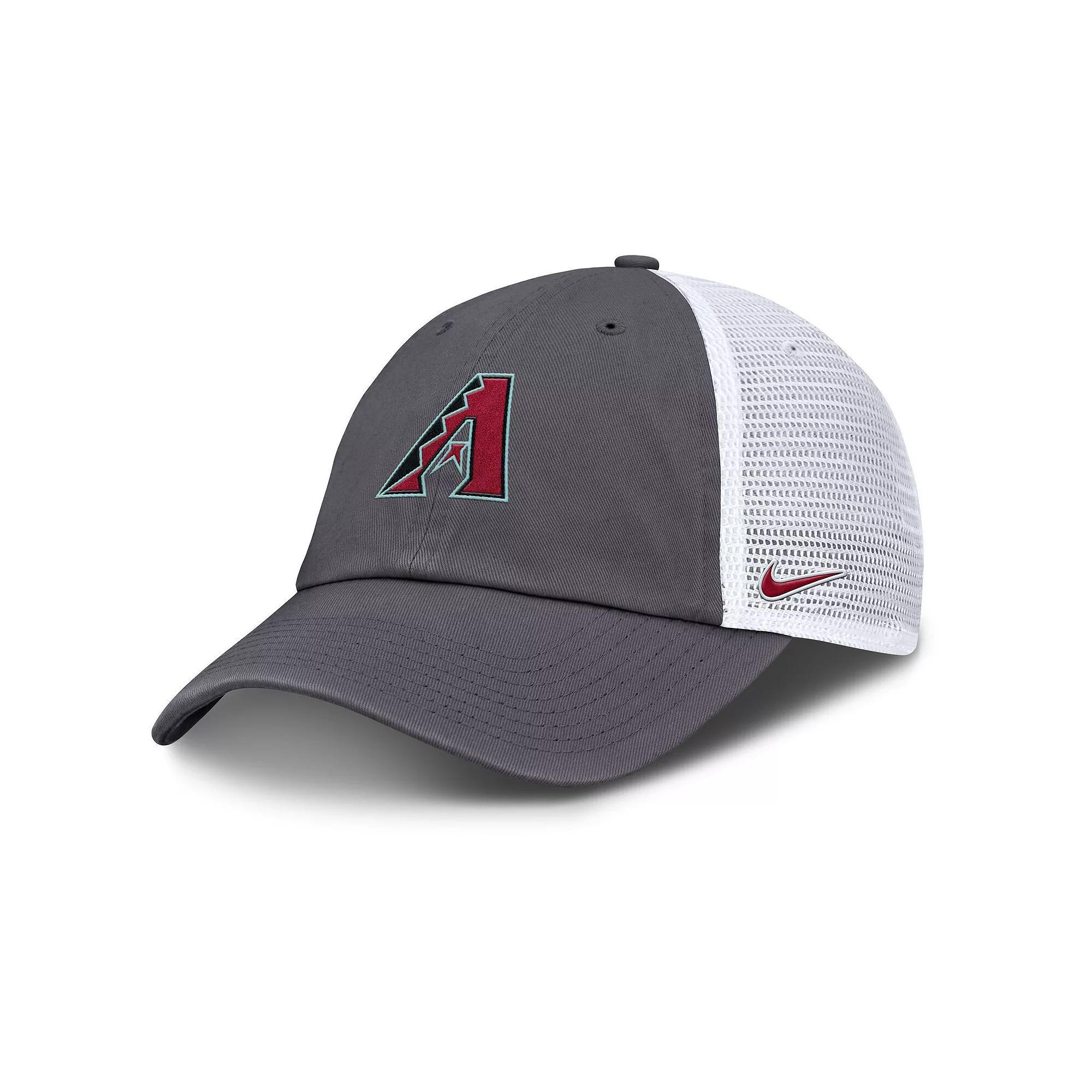Men's Nike Gray San Diego Padres Adjustable Trucker Hat, Size: Medium/Large, Grey Product Image