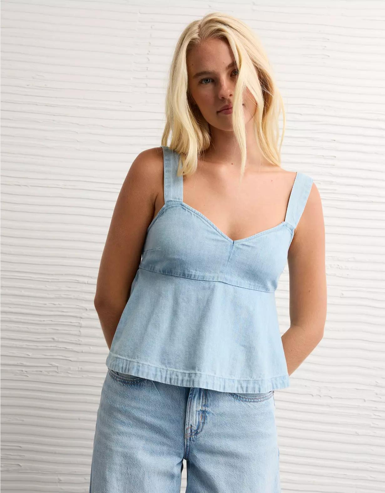 AE Bow-Detail Tank Top Product Image