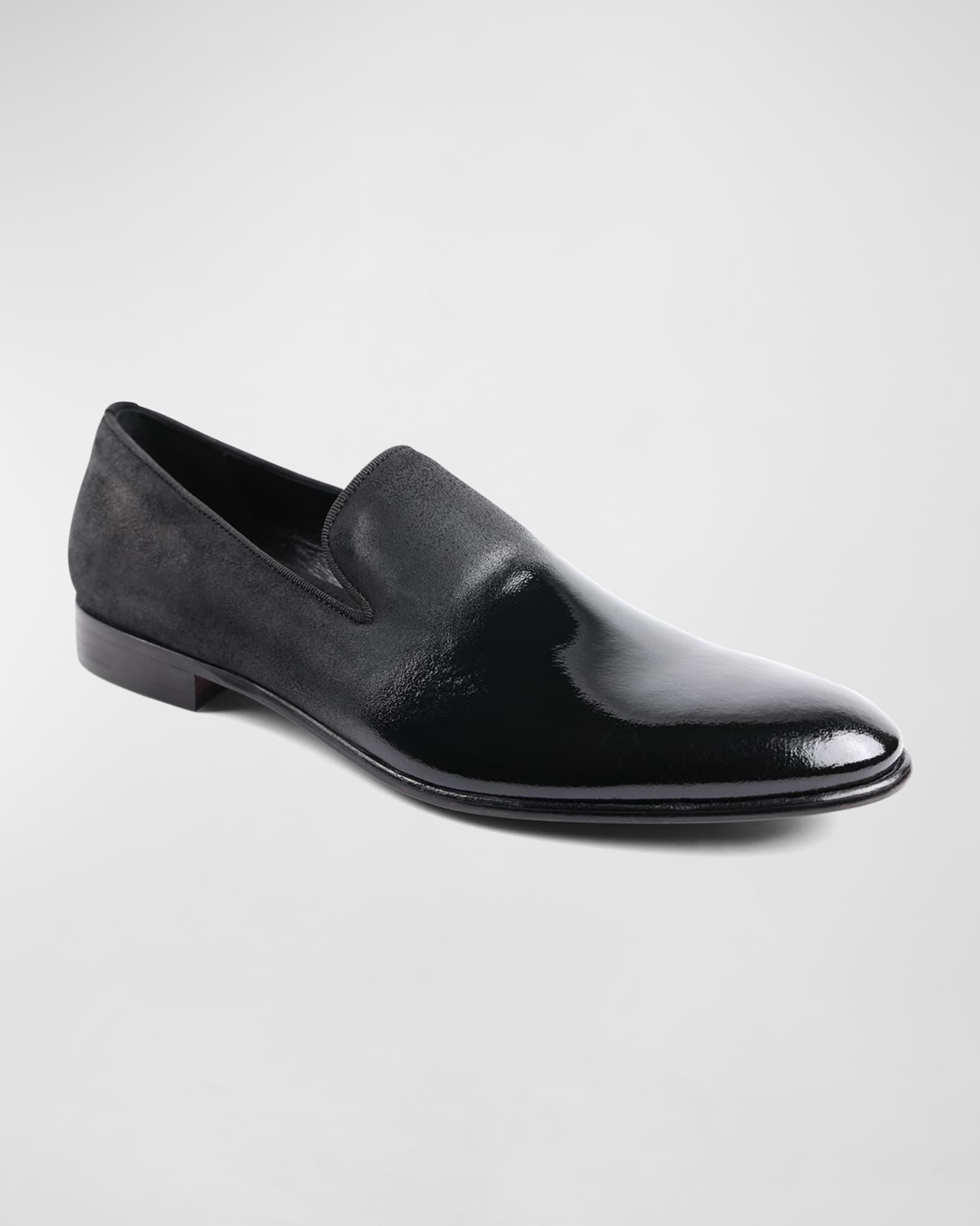 Men's Monet Patent Ombre Smoking Slippers Product Image