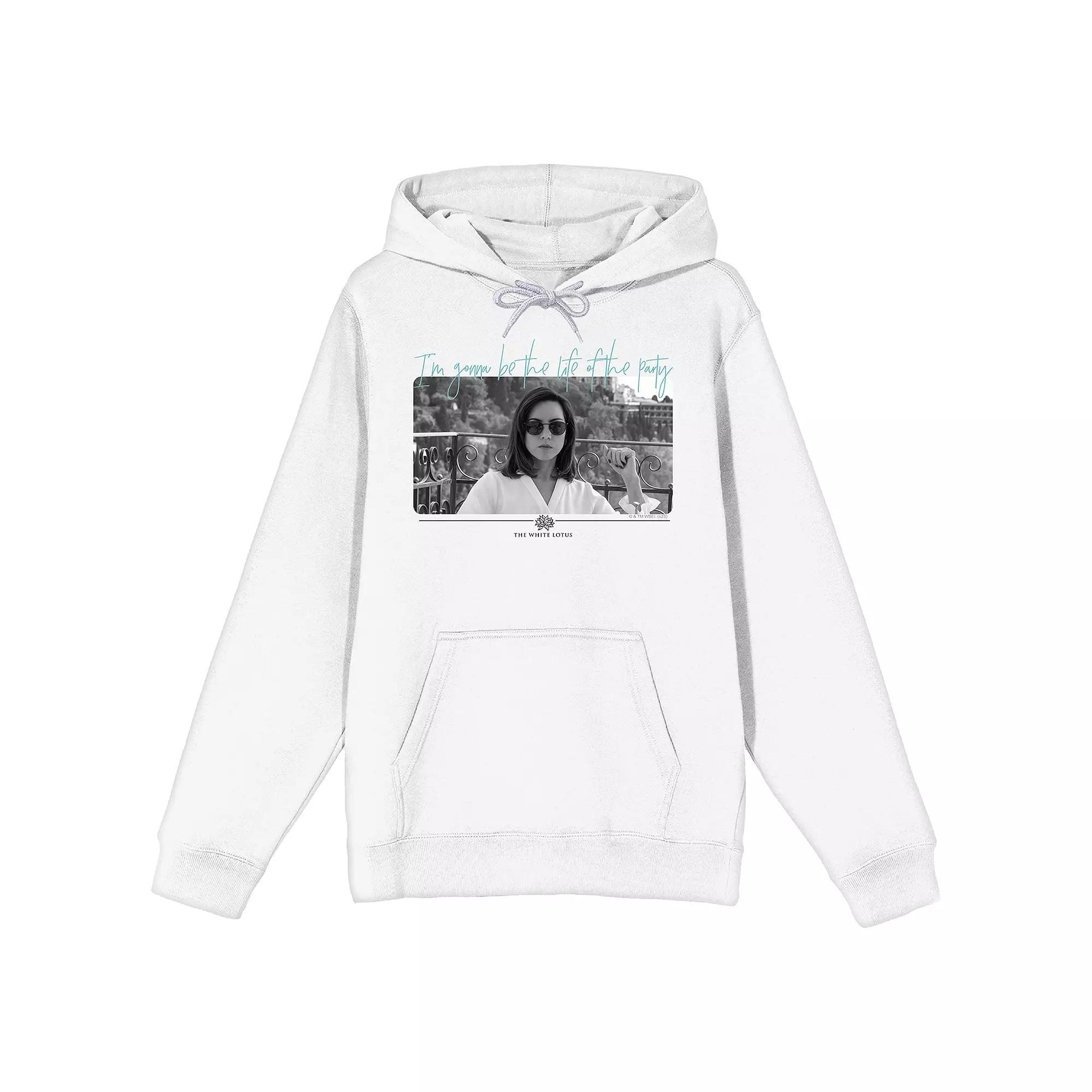 Men's White Lotus Harper Miller Graphic Hoodie, Size: XL Product Image