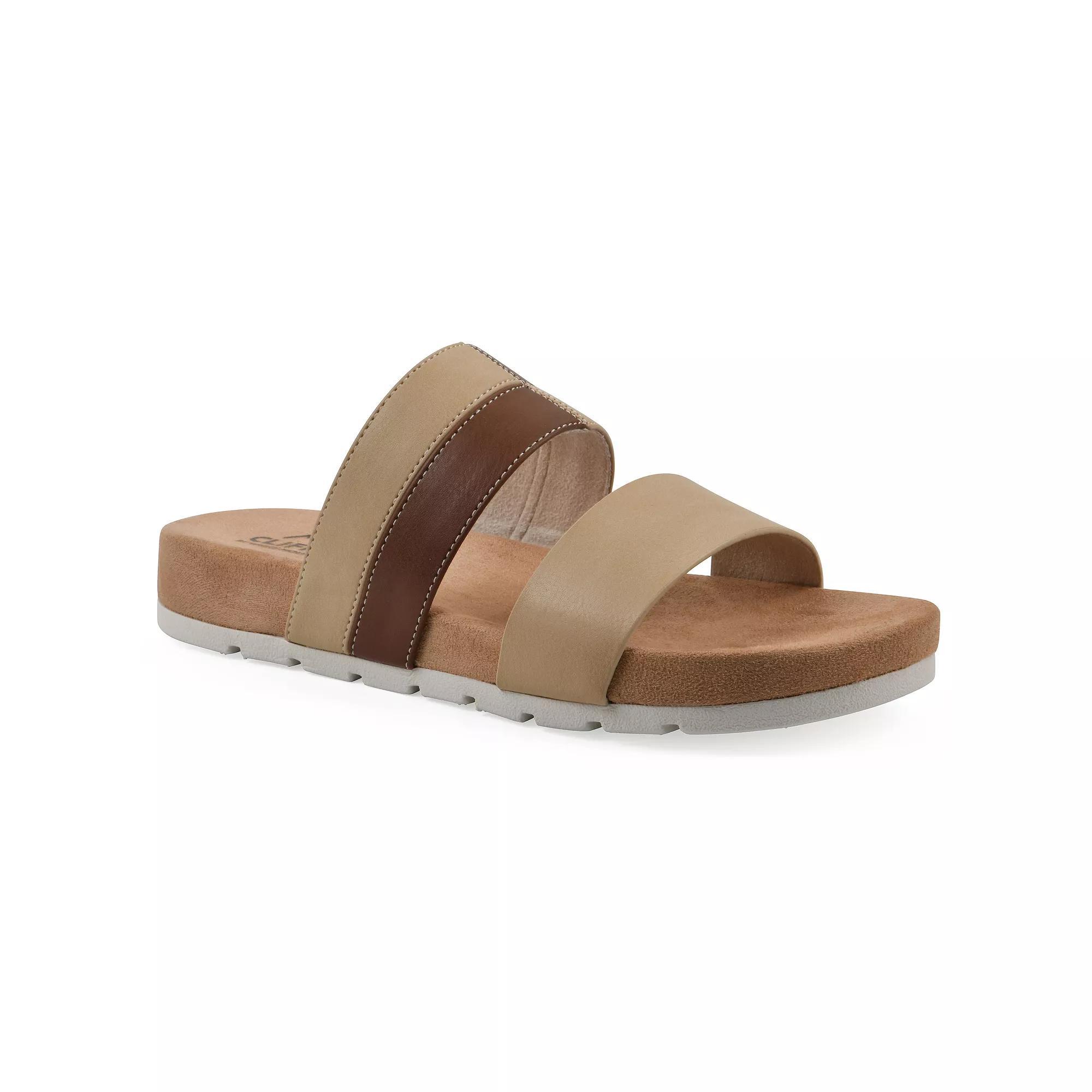 Cliffs by White Mountain Tammy Women's Slide Sandals, Size: 10, Natural Smo Product Image