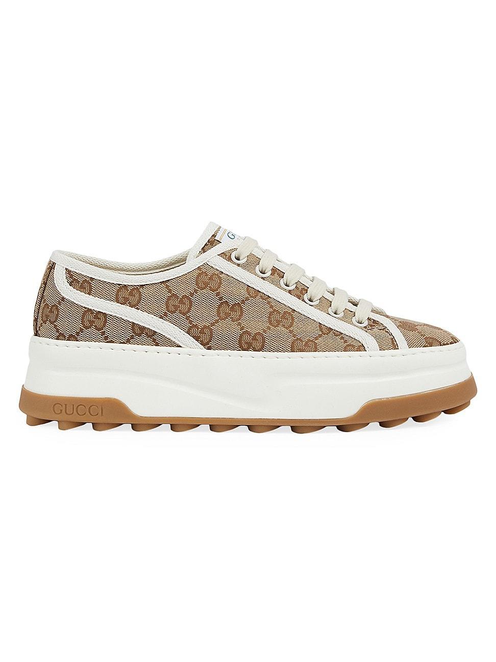 GG Canvas Low-Top Platform Sneakers Product Image