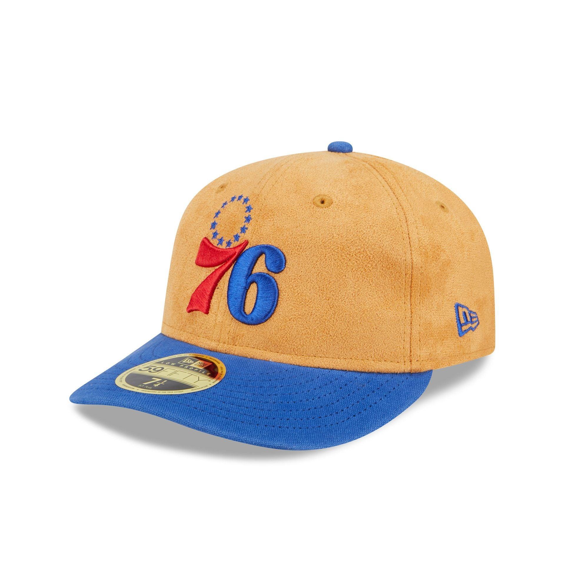 Philadelphia 76ers Tan Texture Low Profile 59FIFTY Fitted Hat Male Product Image