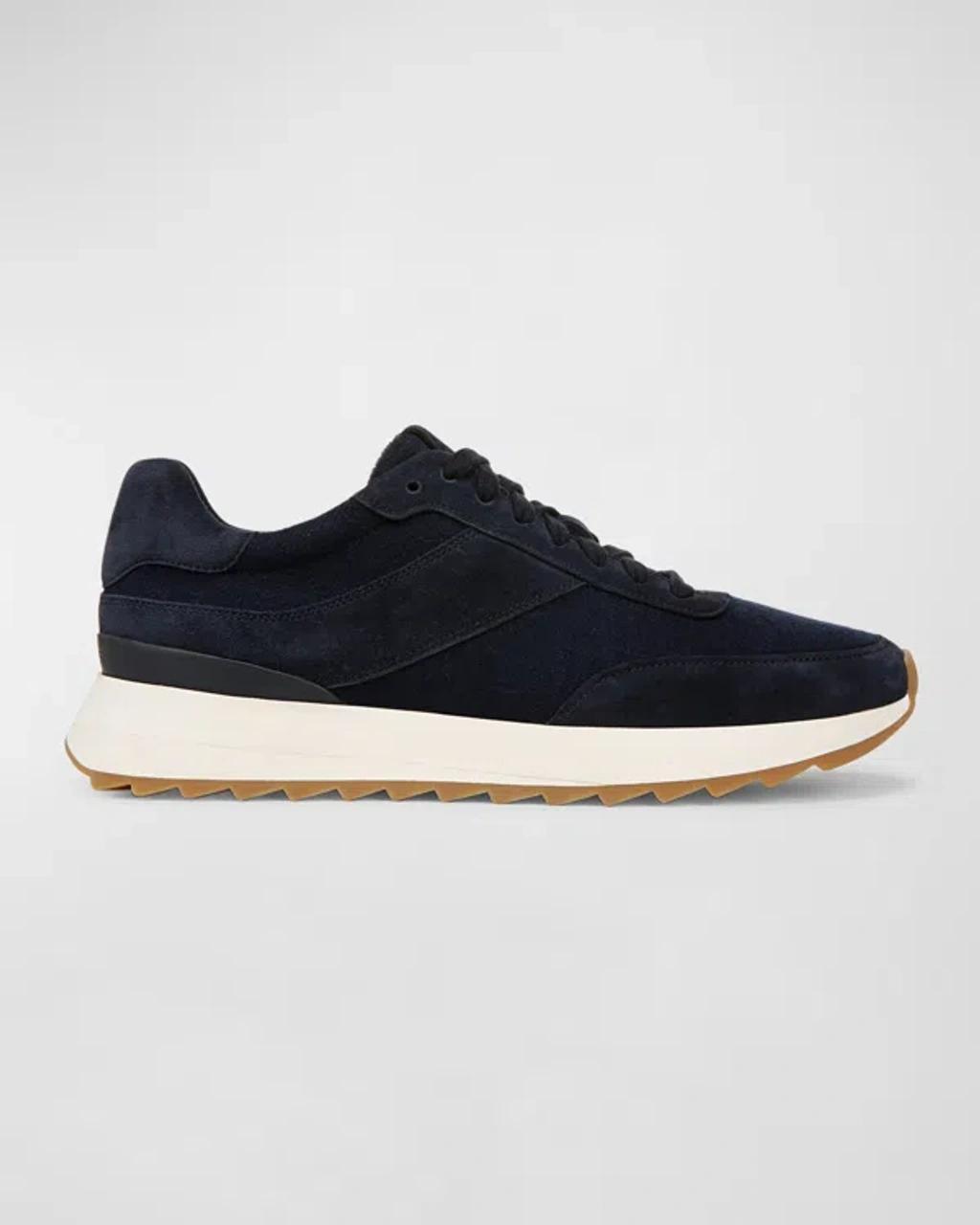 Vince Mens Edric Corduroy Suede Oxford Sneakers Product Image