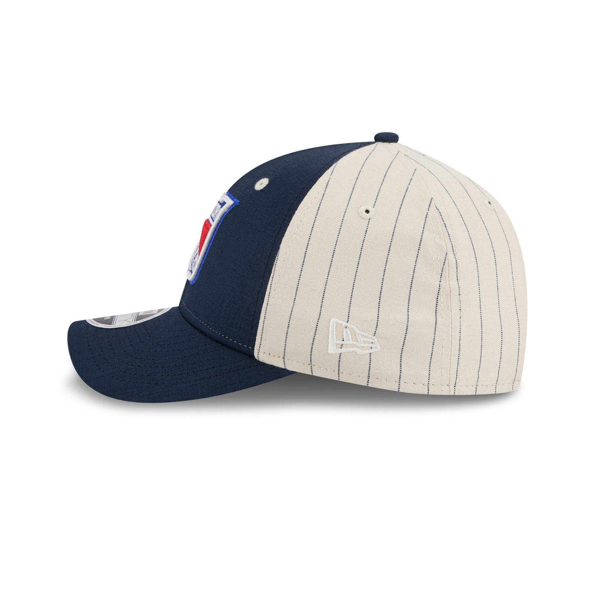 New York Rangers Linen 9FORTY M-Crown Snapback Hat Male Product Image
