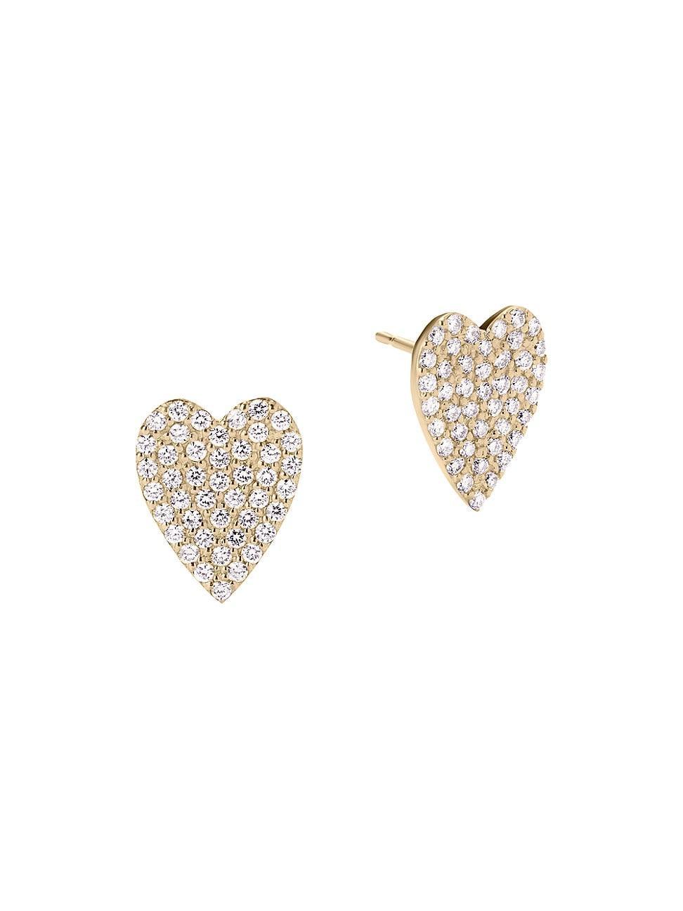 Womens Faux Pearl & Crystal Flower Clip-On Earrings Product Image