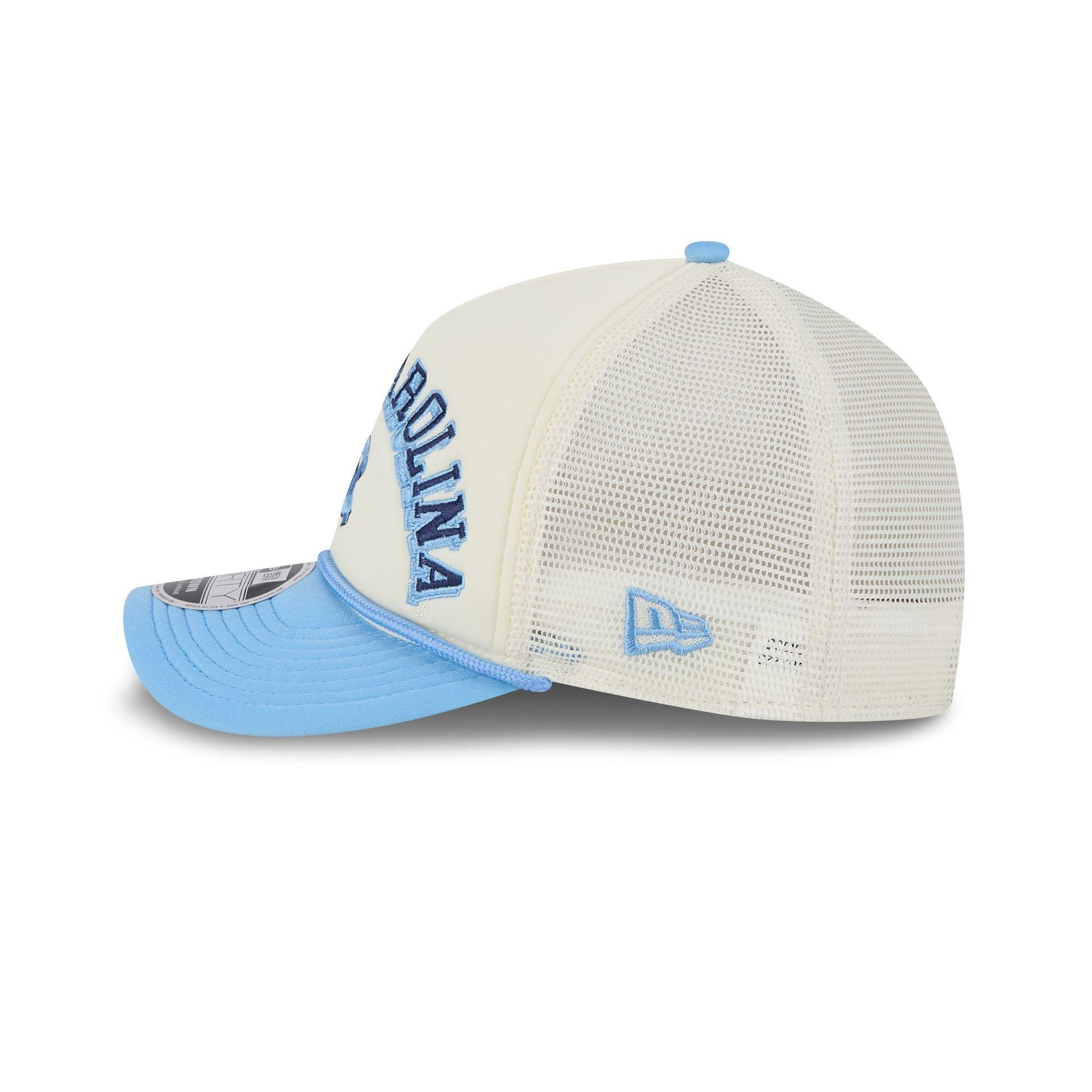 North Carolina Tar Heels Chrome Arch 9FORTY M-Crown A-Frame Trucker Hat Male Product Image