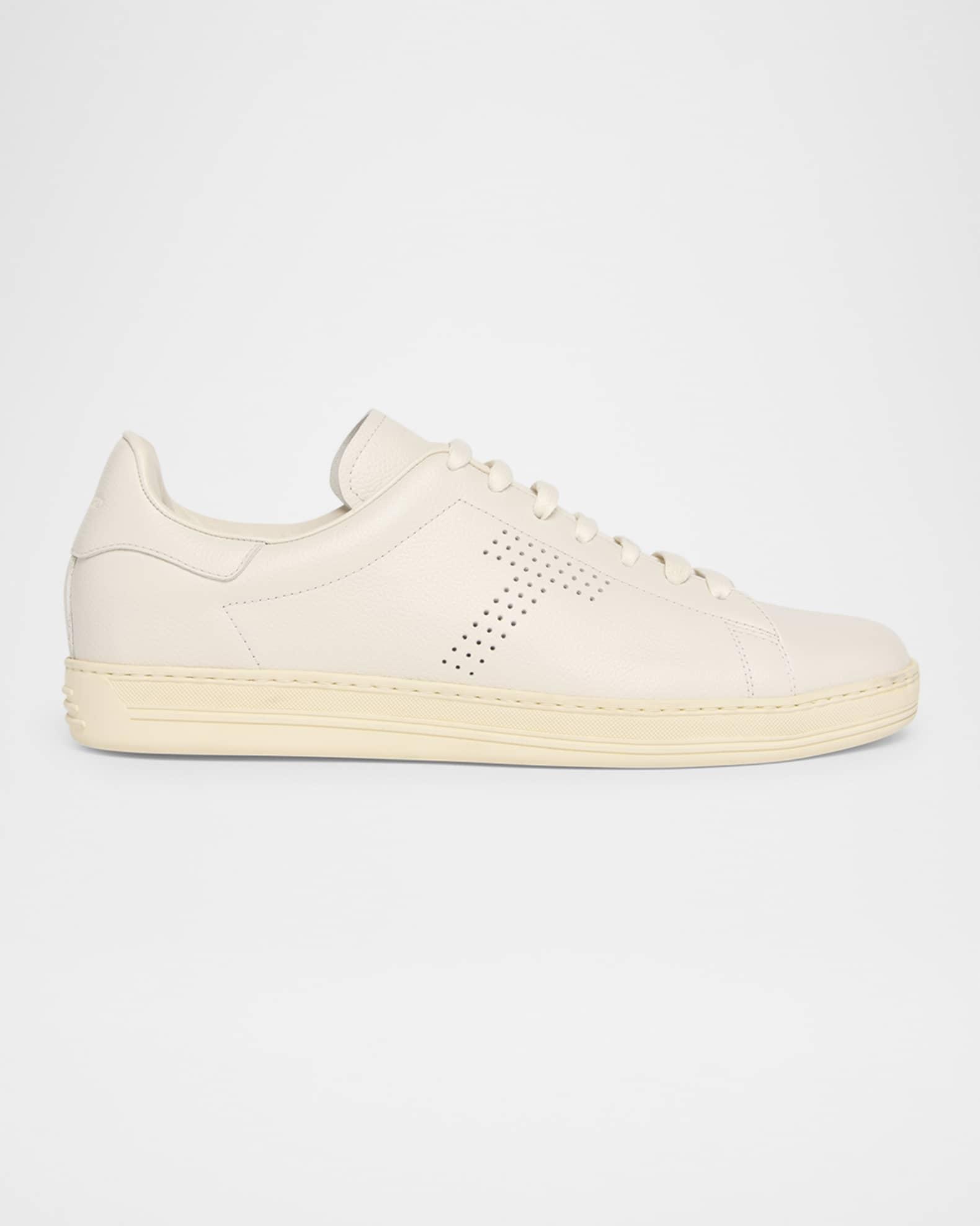 Men's Warwick Grained Leather Sneakers Product Image