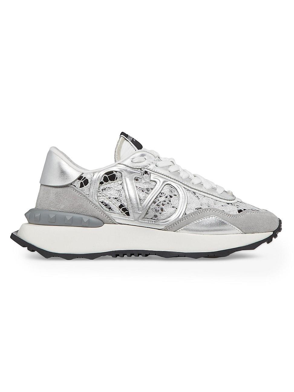 Womens Lace and Mesh Lacerunner Sneakers Product Image