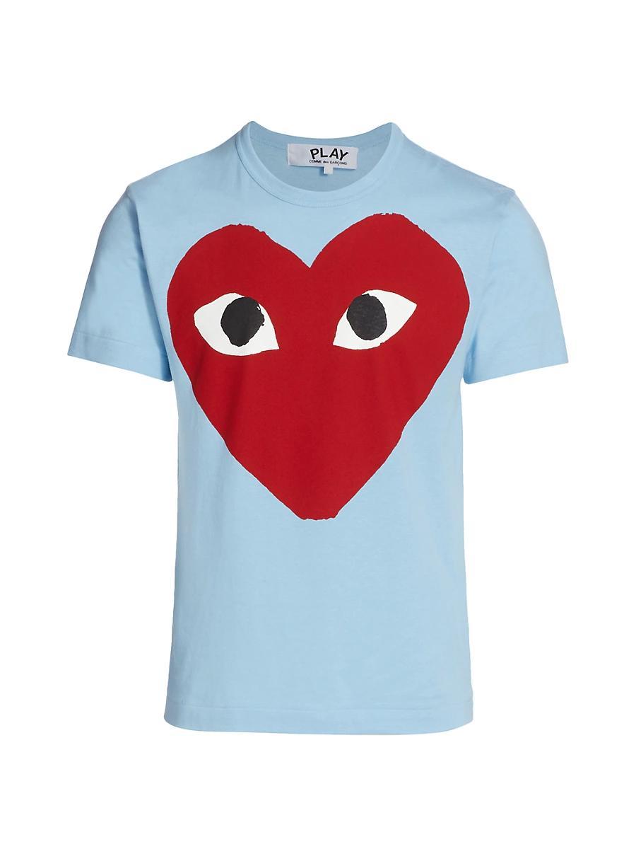 Mens Large Center Heart Graphic T-Shirt Product Image