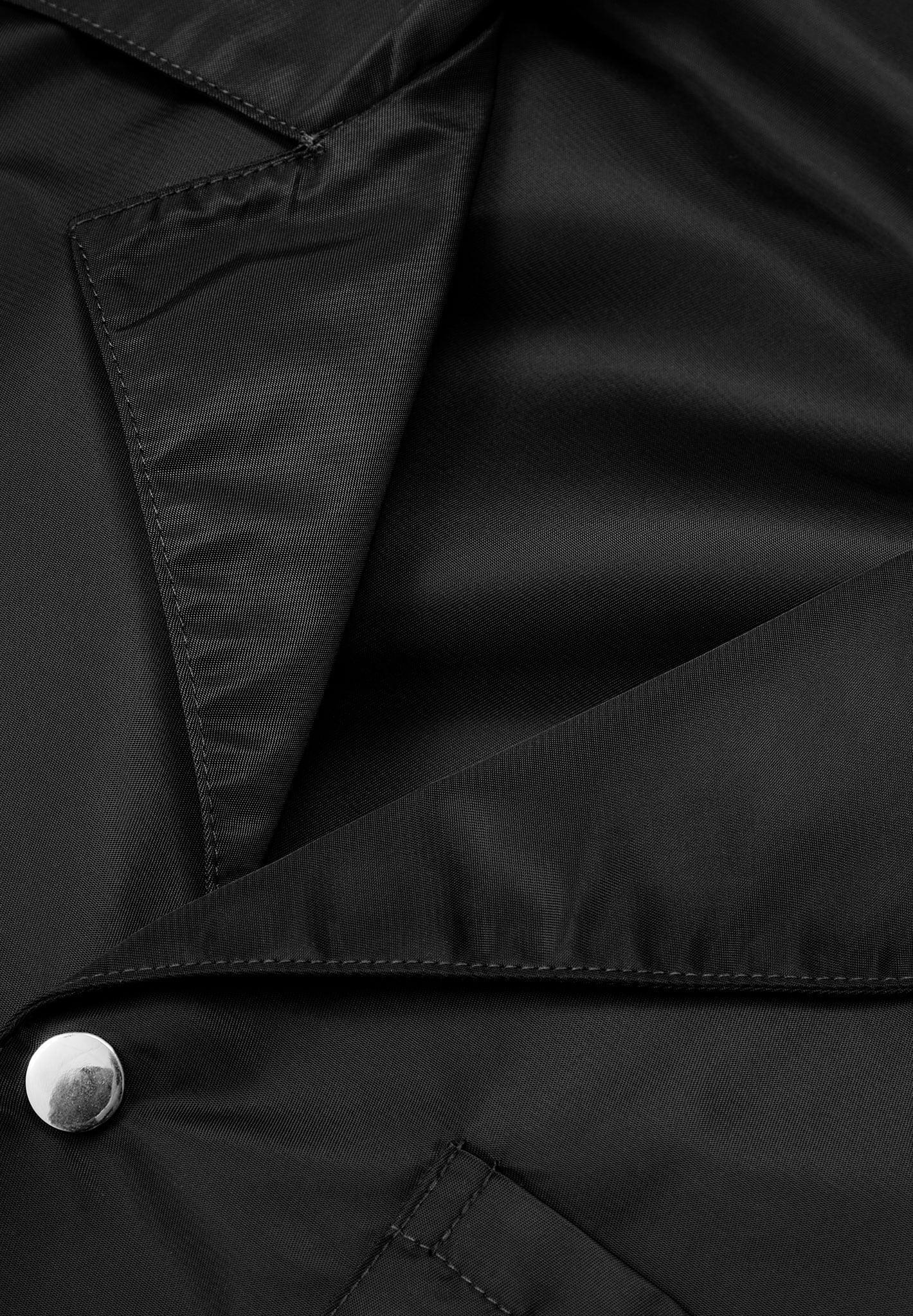 Nylon Revere Shirt - Black Male Product Image