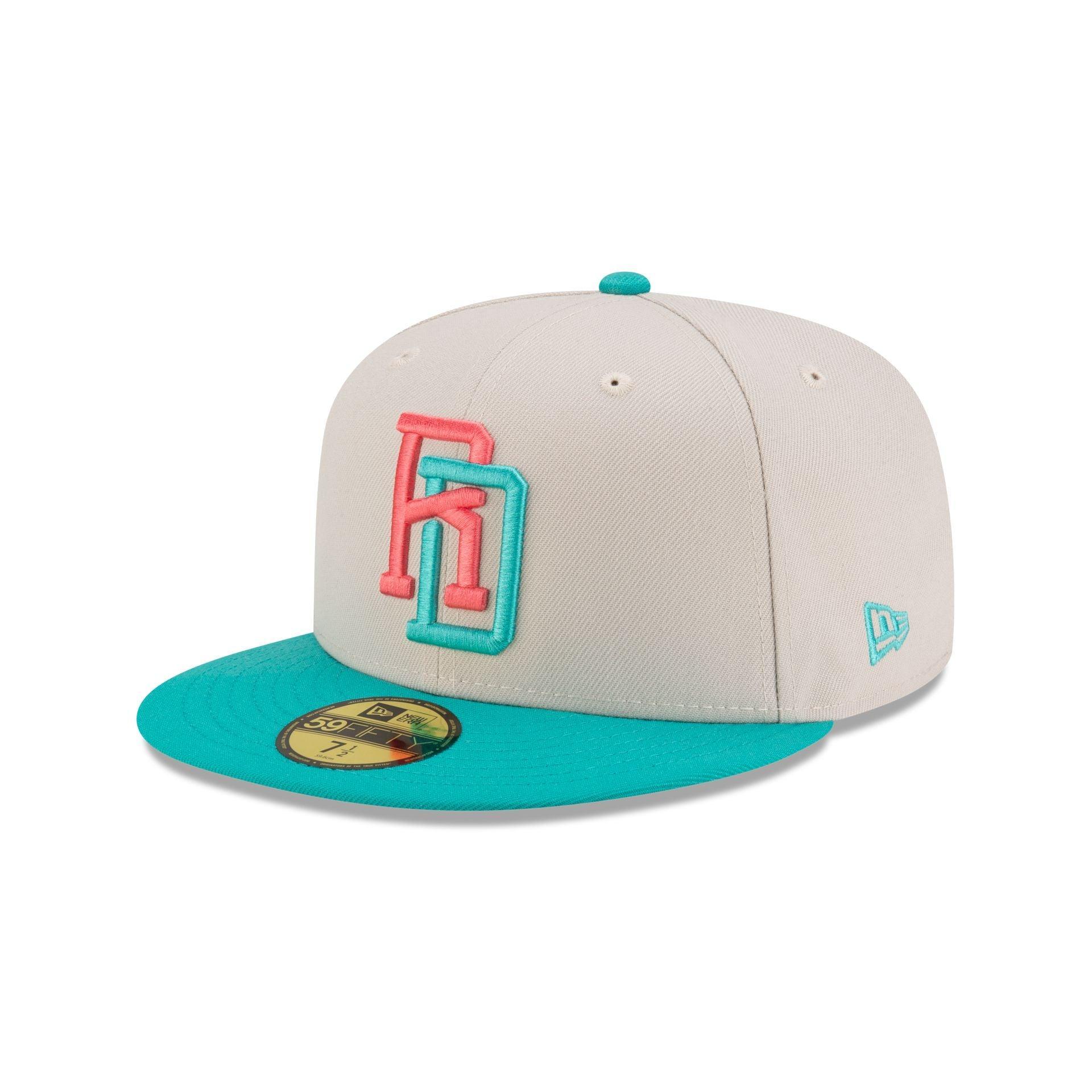 Dominican Republic Teal Script 59FIFTY Fitted Hat Male Product Image