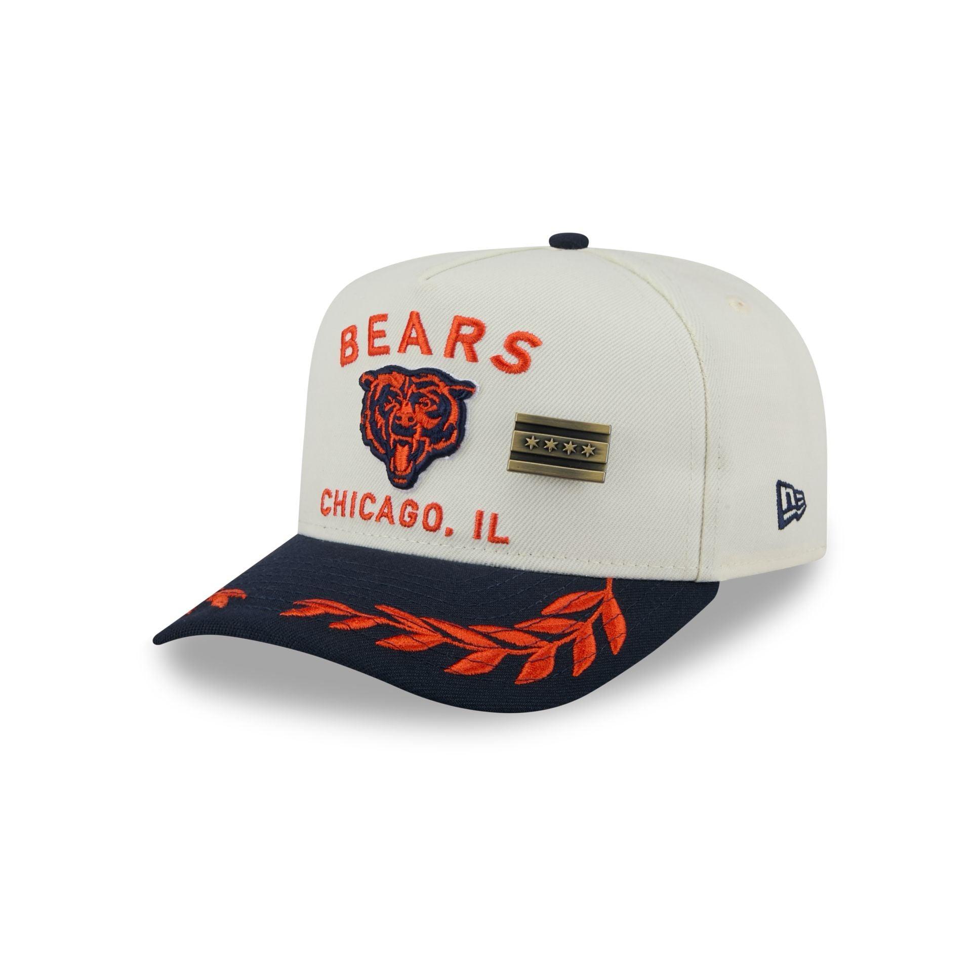 Chicago Bears 2025 Draft Black 59FIFTY A-Frame Fitted Hat Male Product Image