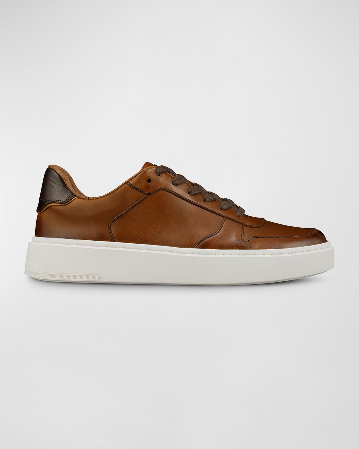 Men's Owen Leather Low-Top Sneakers Product Image