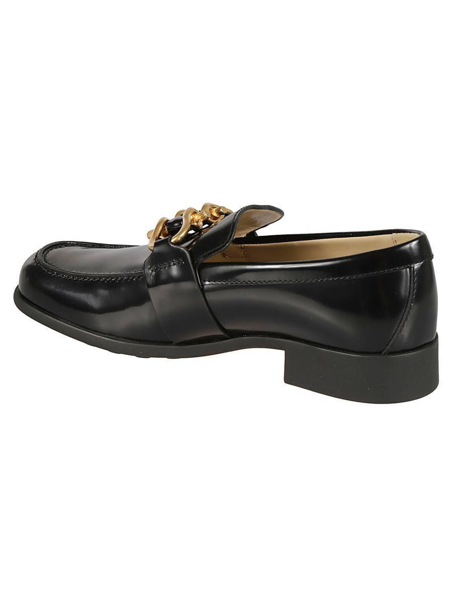 BOTTEGA VENETA Woman Loafers Black Size 10 Soft Leather Product Image
