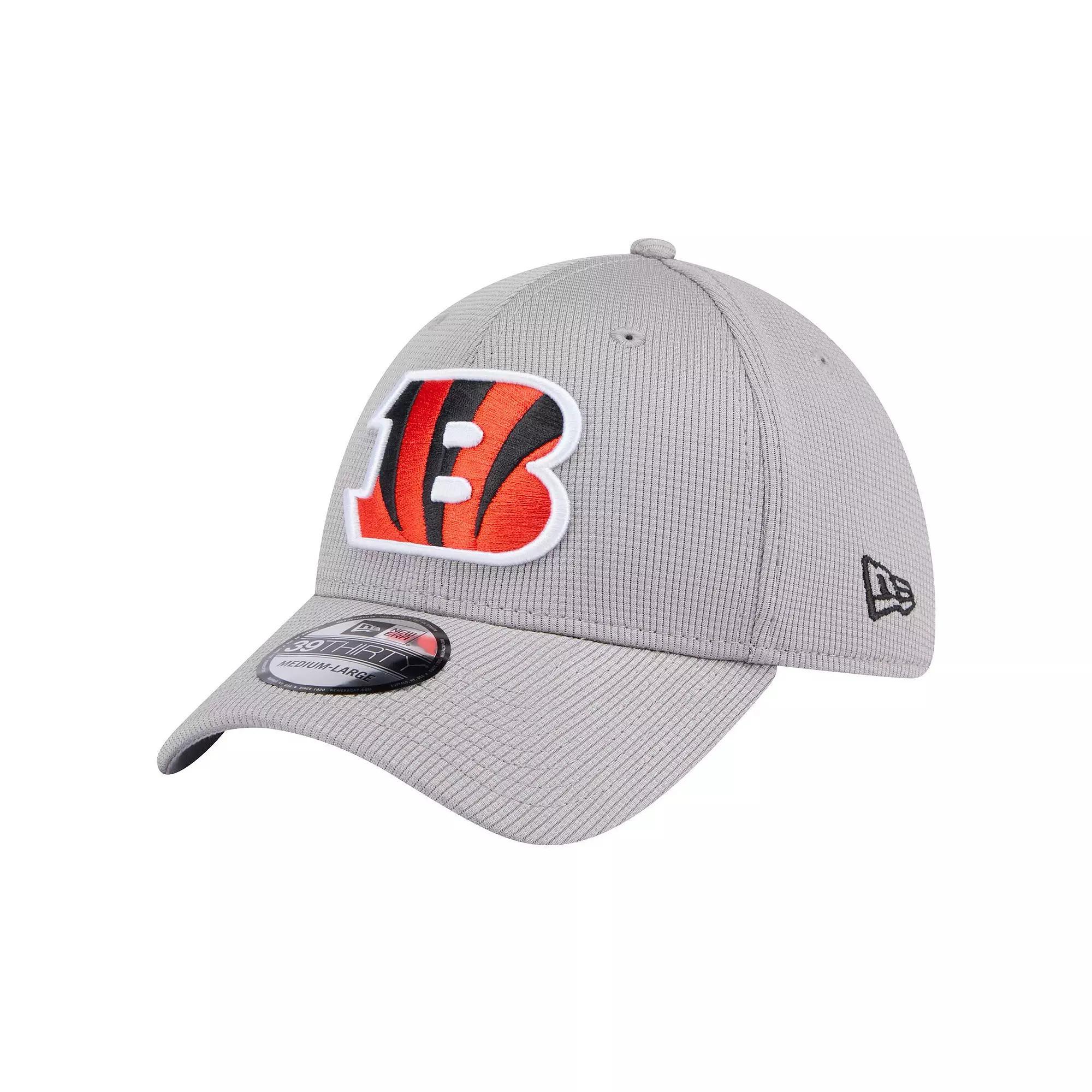 Men's New Era Gray Cincinnati Bengals Active 39THIRTY Flex Hat, Size: Large/XL, Grey Product Image