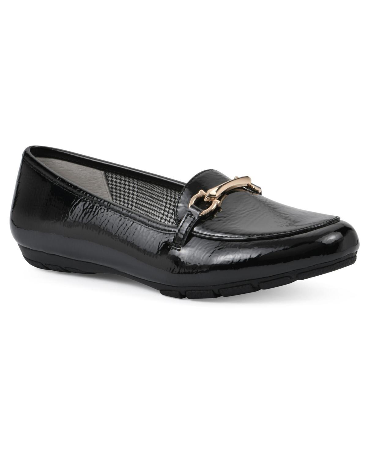 Cliffs by White Mountain Glowing Women's Loafers, Size: 6.5, Blue Patent Product Image