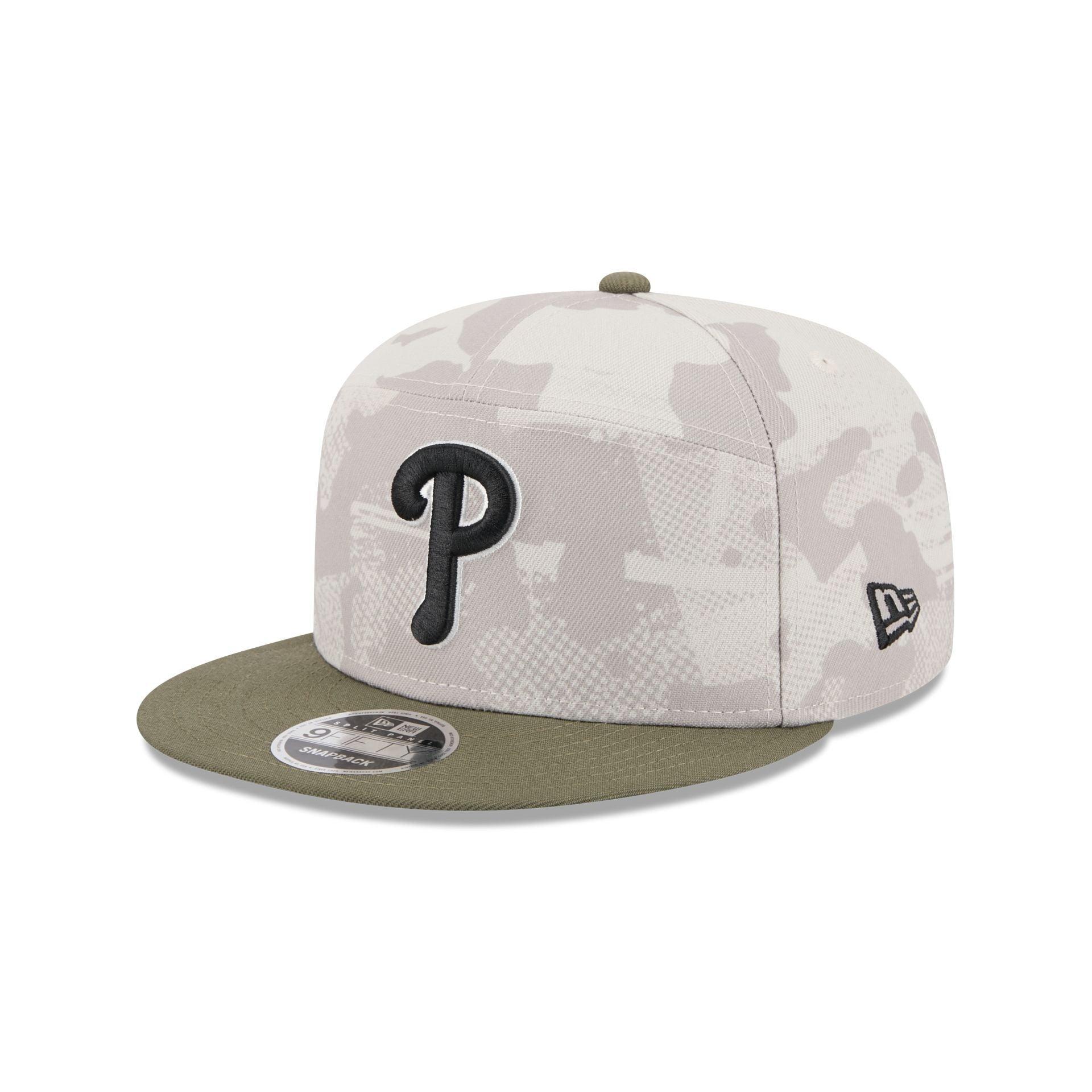 Philadelphia Phillies Armed Forces Day 2025 Split Panel 9FIFTY Snapback Hat Male Product Image
