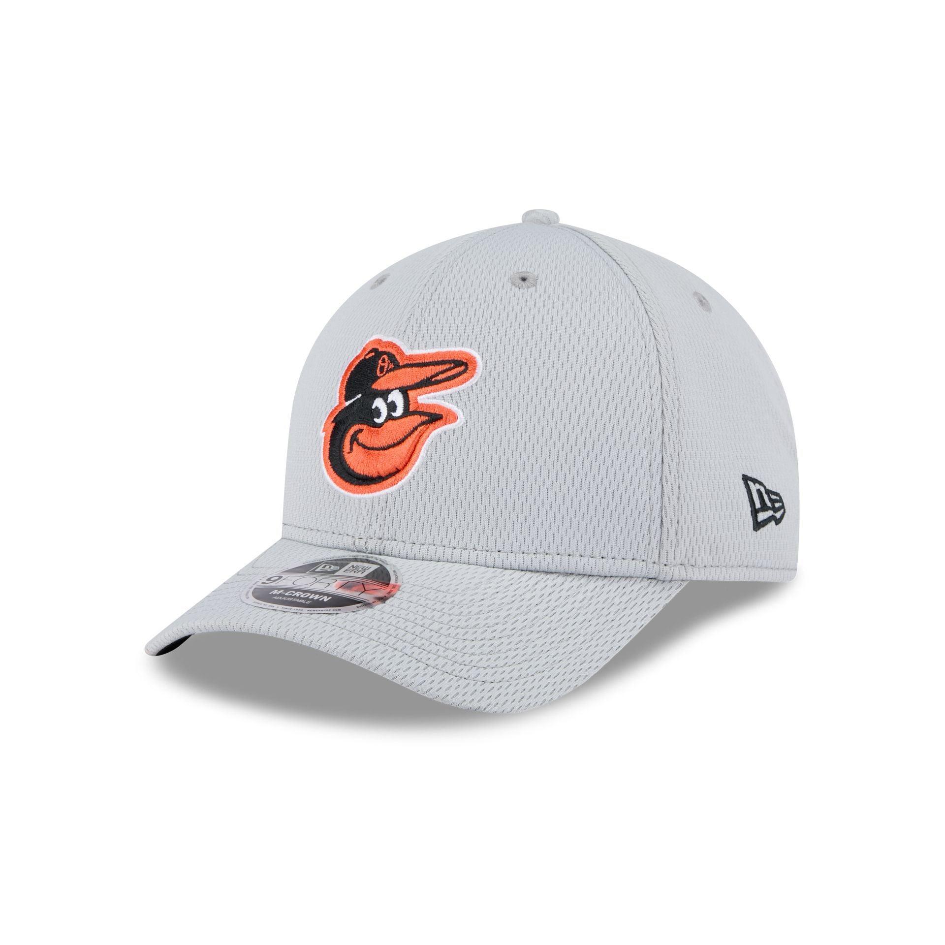 Baltimore Orioles 2025 Clubhouse Gray 9FORTY M-Crown Snapback Hat Male Product Image