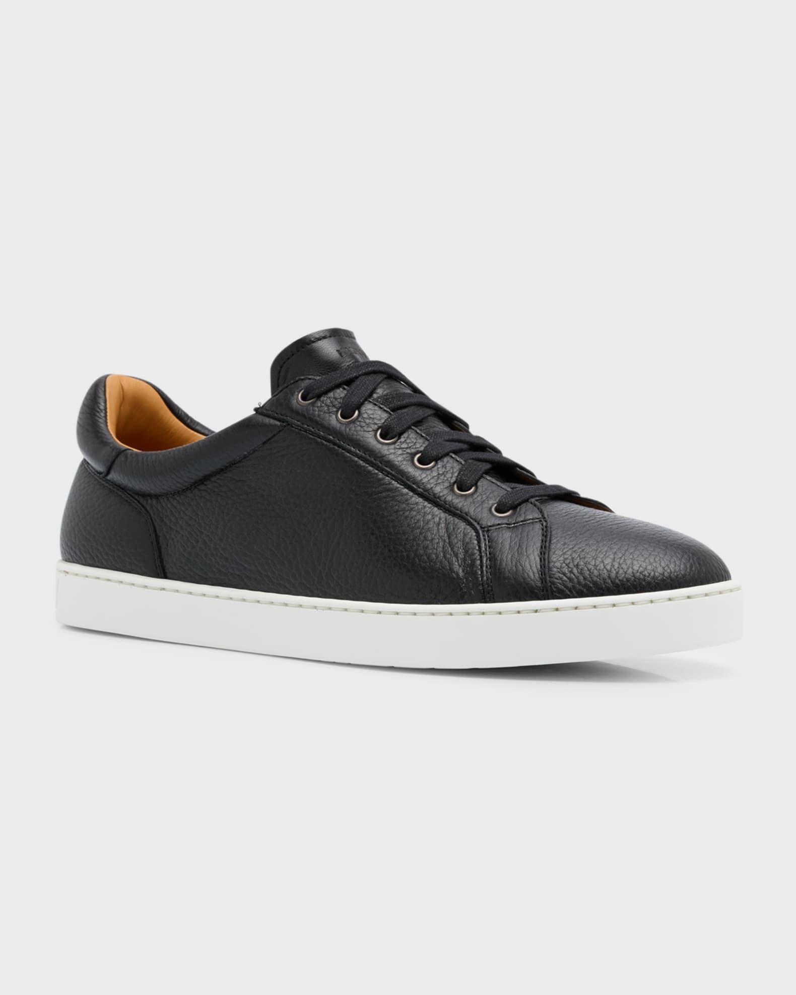 Men's Leve Soft Leather Low-Top Sneakers Product Image