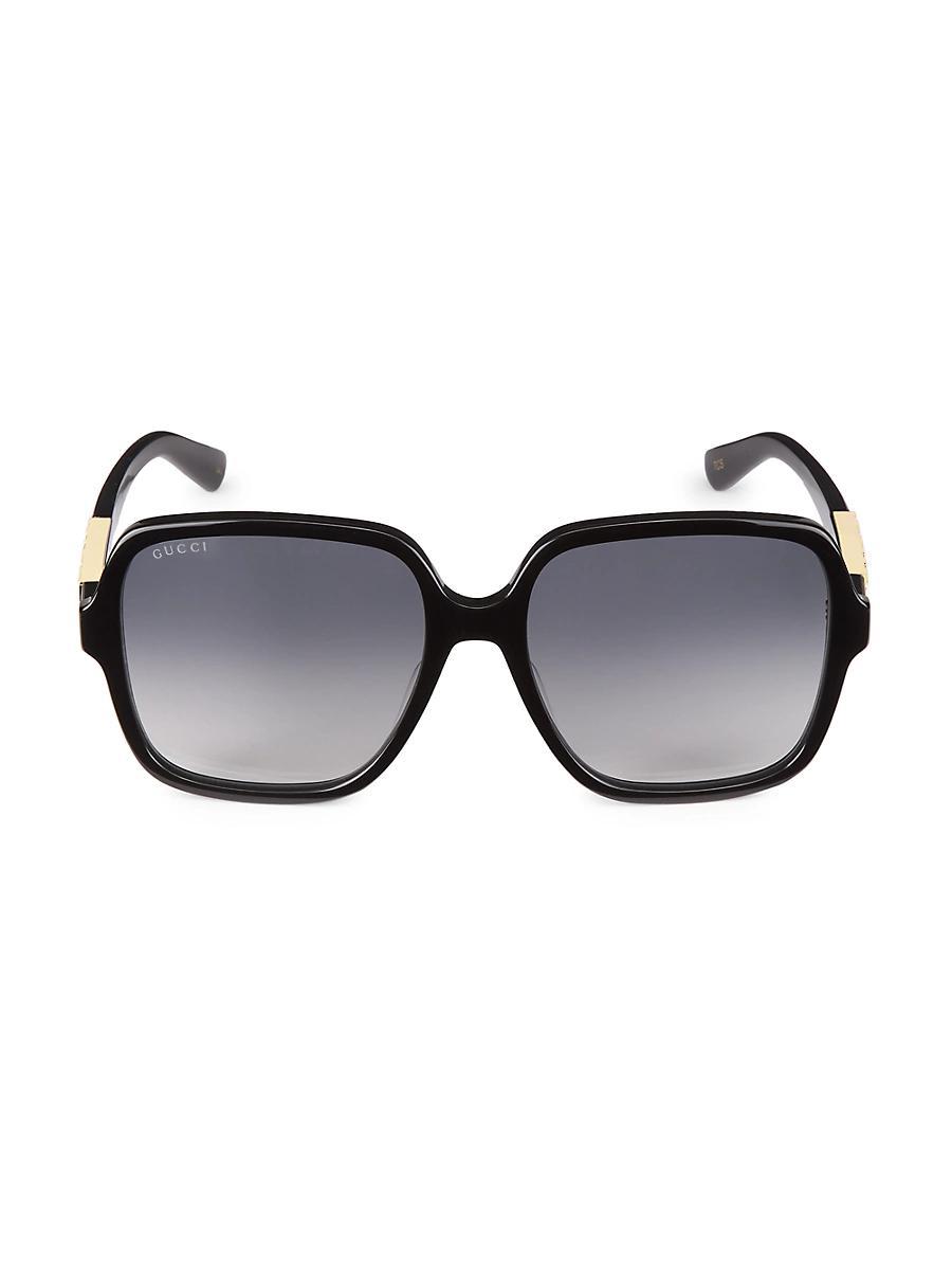 Womens Sign 58MM Square Acetate Sunglasses Product Image