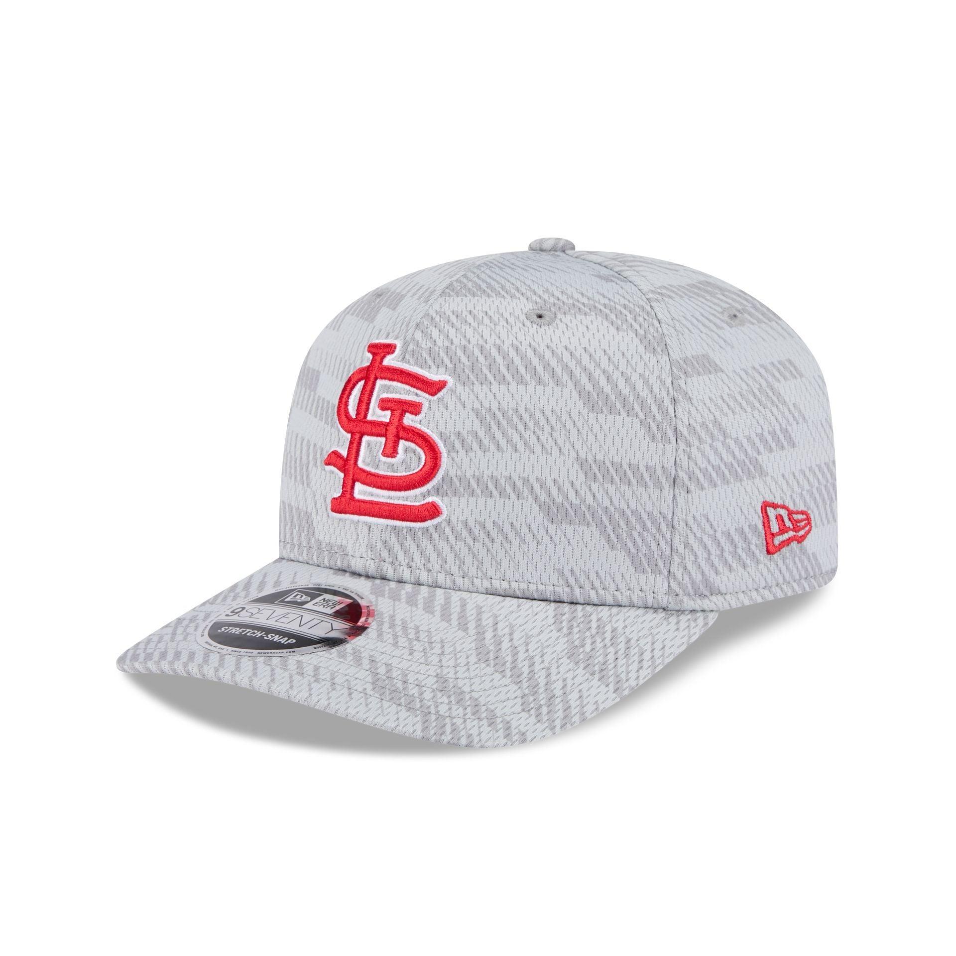 St. Louis Cardinals 2025 Clubhouse Gray 9SEVENTY Stretch-Snap Hat Male Product Image