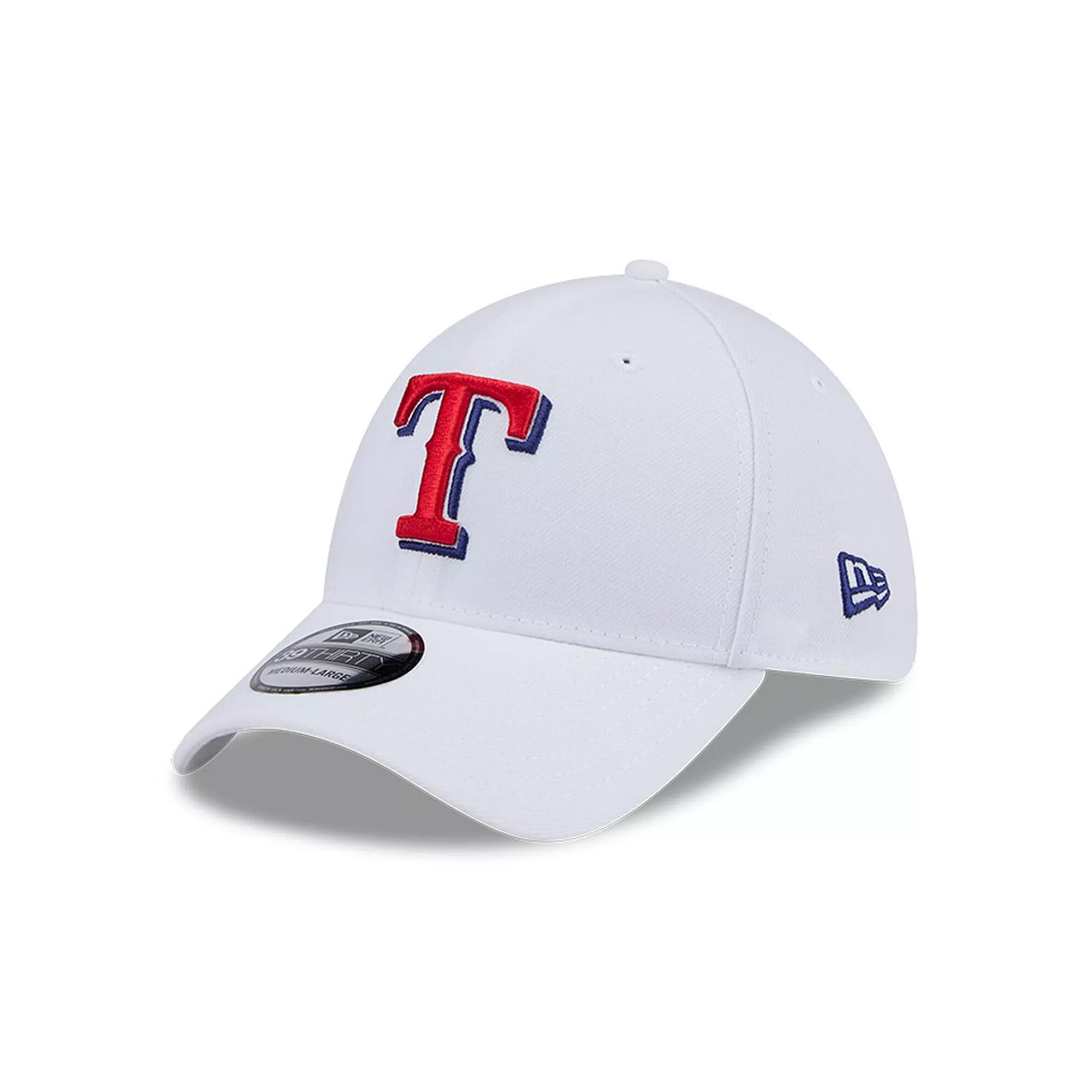 Men's New Era White Texas Rangers Evergreen 39THIRTY Flex Hat, Size: Large/XL Product Image