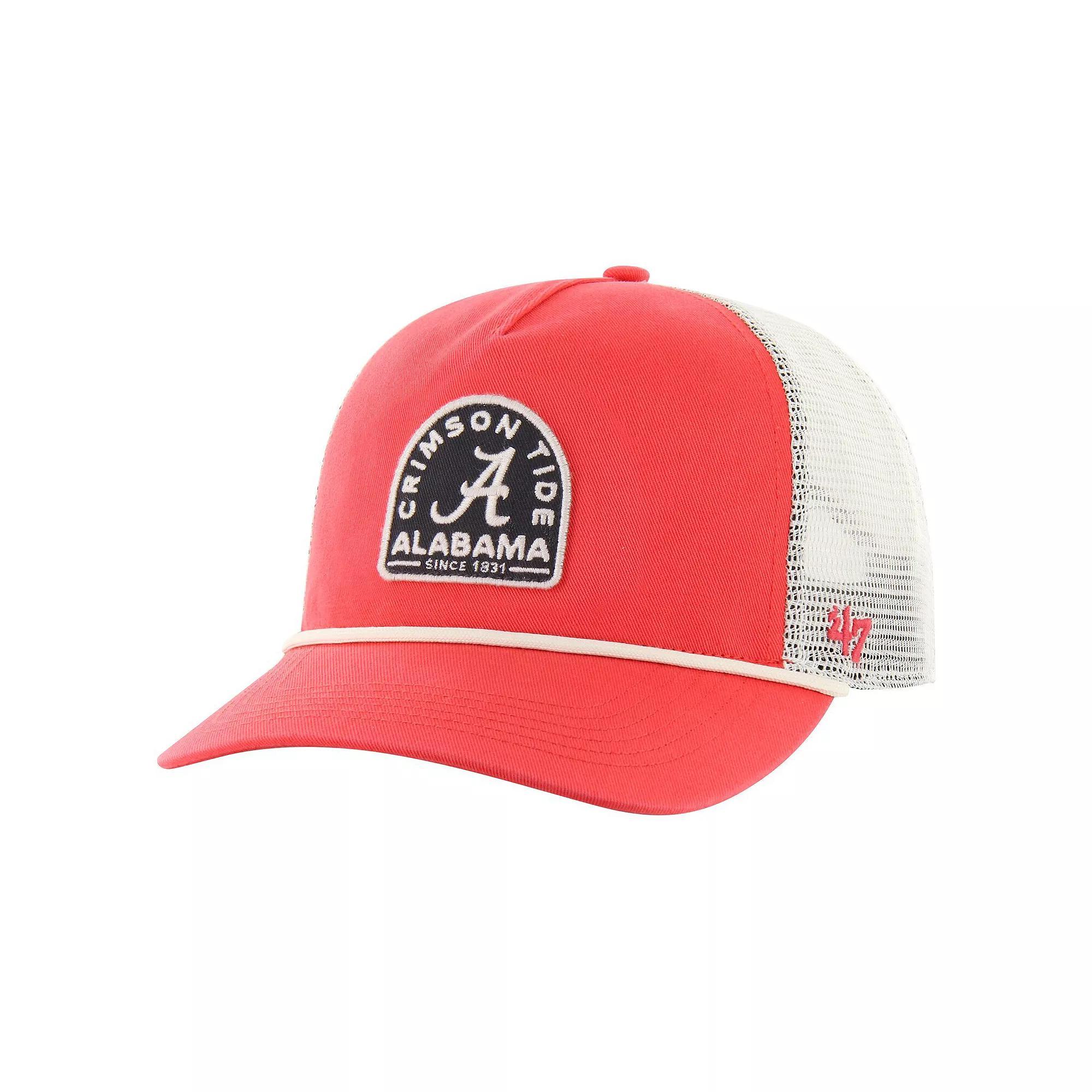 Men's '47 Crimson Alabama Crimson Tide Coastline Hitch Trucker Adjustable Hat, Red Product Image