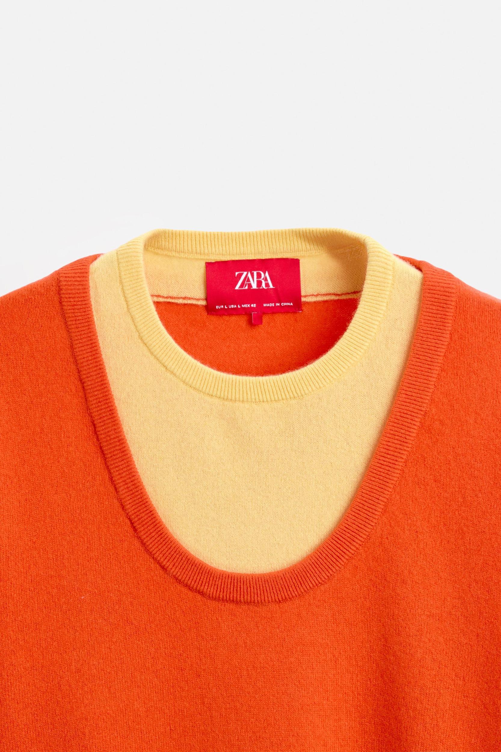 COLOR BLOCK WOOL SWEATER X HARRY LAMBERT Product Image