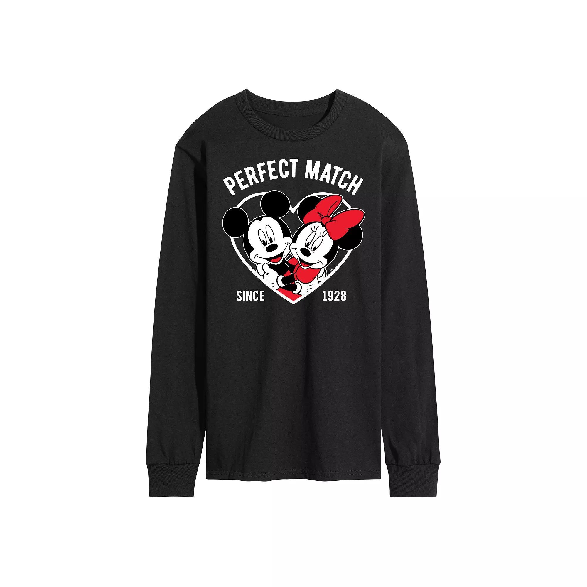 Disneys Mens Perfect Match Long Sleeve Tee Product Image