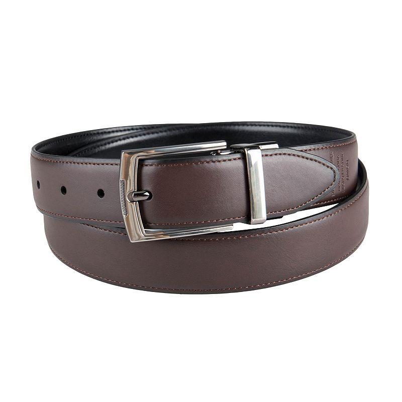 Men's Dockers® Reversible Tonal Stitch Edge Dress Belt, Size: Large, Black Brown Product Image