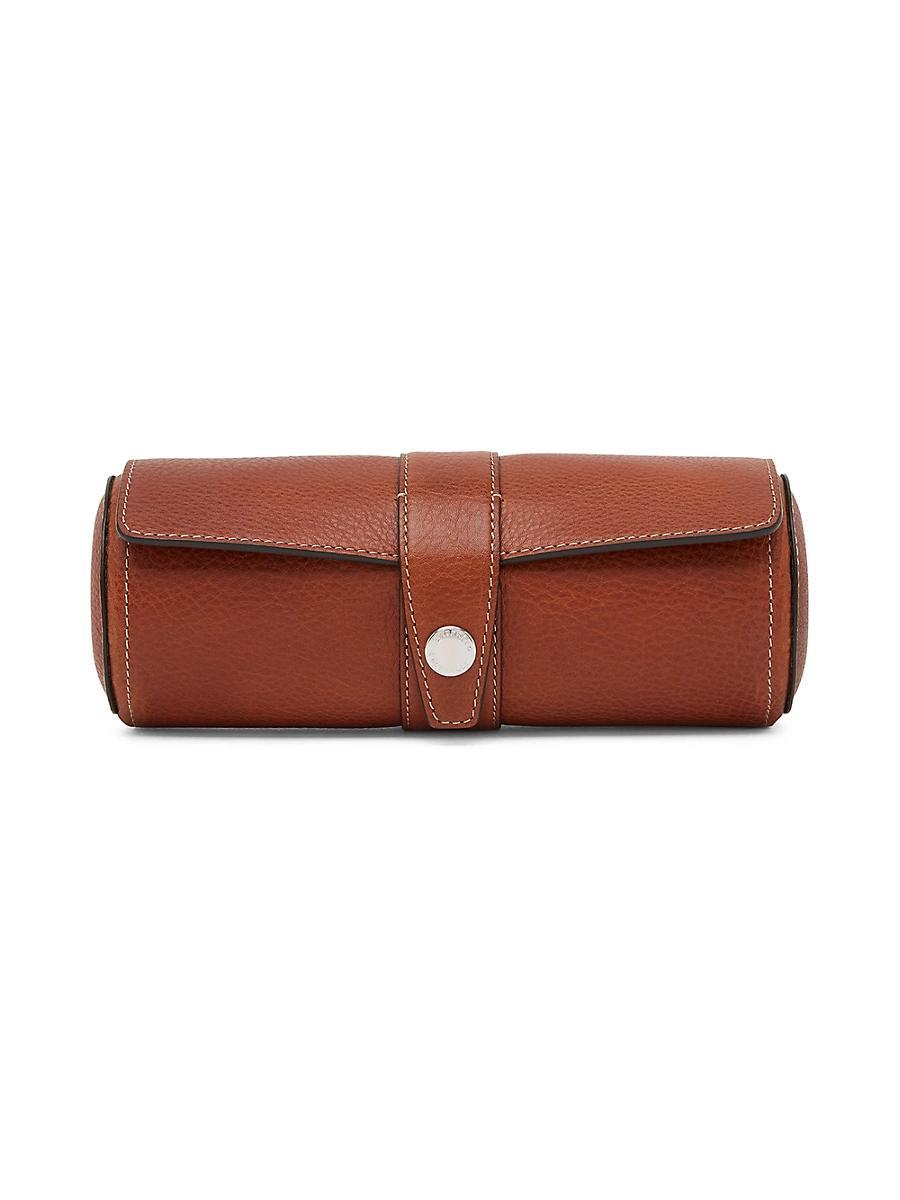 Mens Grained Calfskin Watch Box Product Image